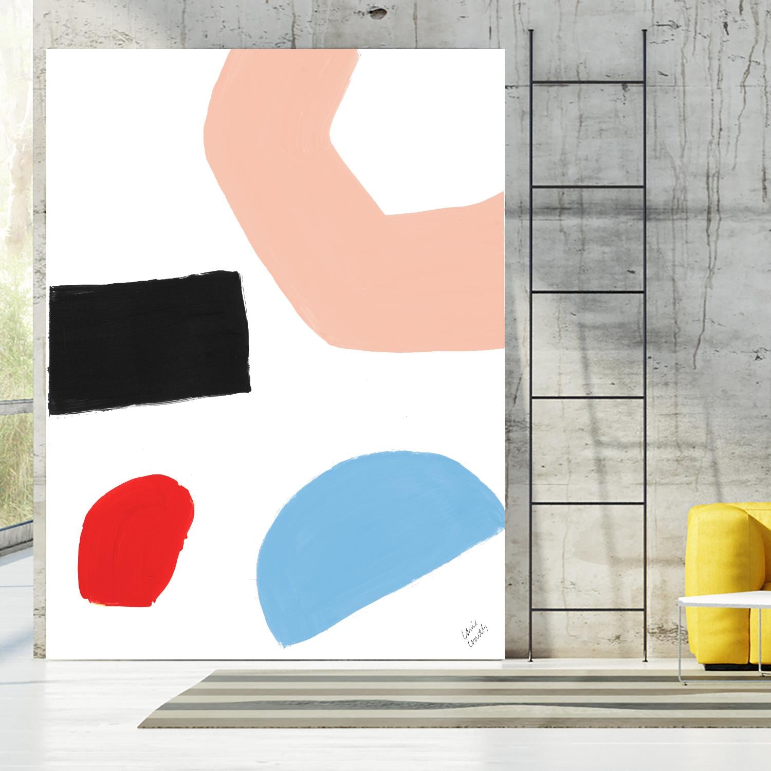 Bright Shape of Things II by Lanie Loreth on GIANT ART - multi abstract