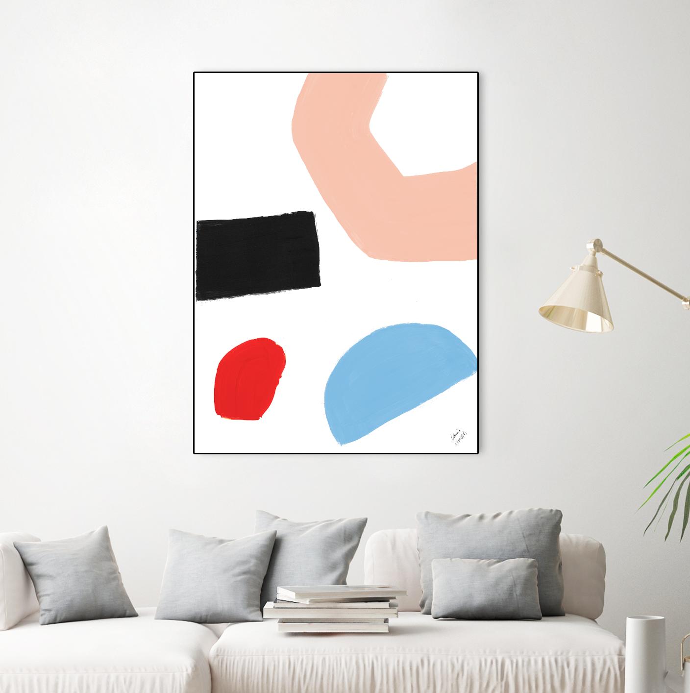 Bright Shape of Things II by Lanie Loreth on GIANT ART - multi abstract