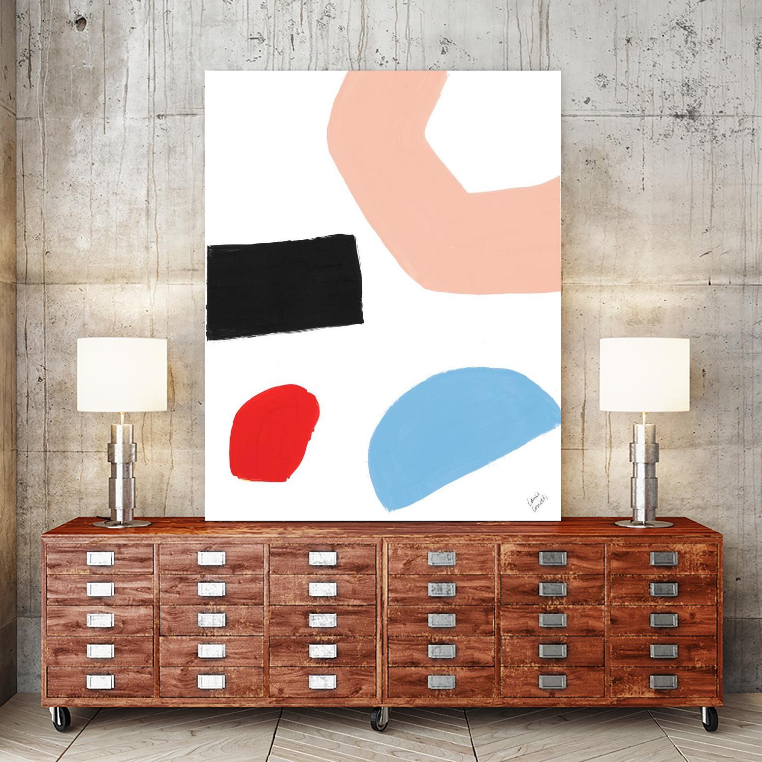 Bright Shape of Things II by Lanie Loreth on GIANT ART - multi abstract