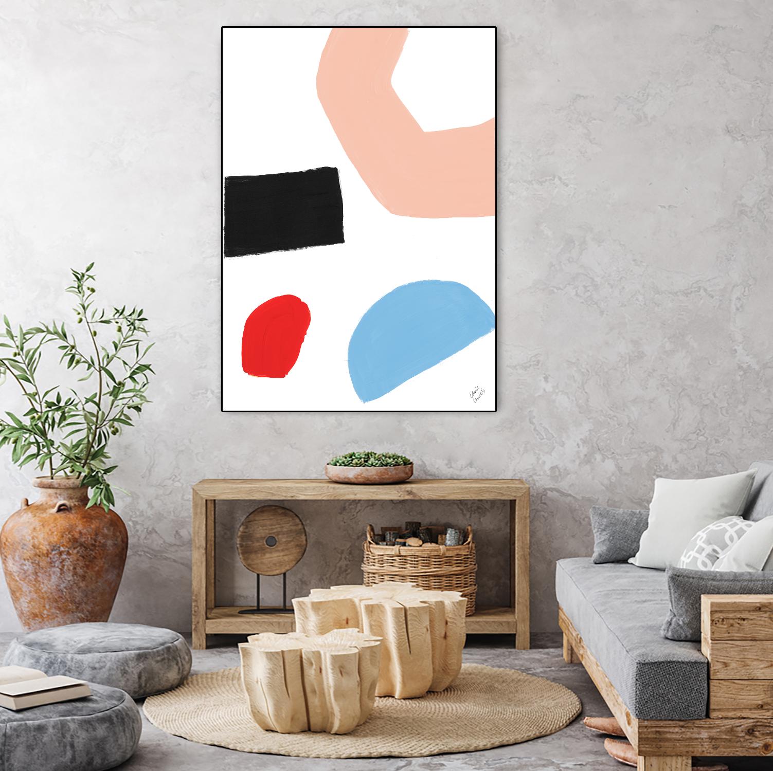 Bright Shape of Things II by Lanie Loreth on GIANT ART - multi abstract