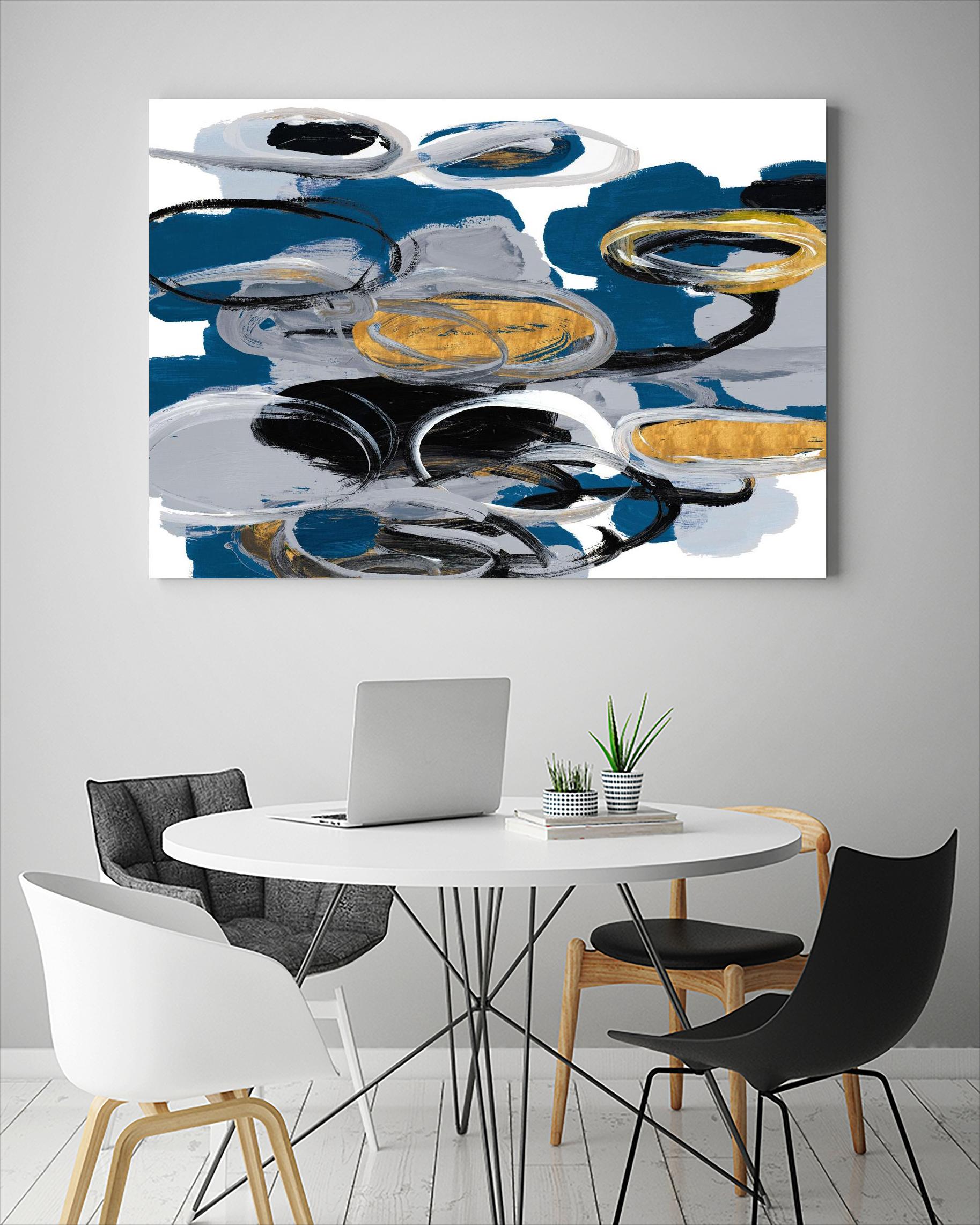 The Blue City Spirit by Lanie Loreth on GIANT ART - blue abstract