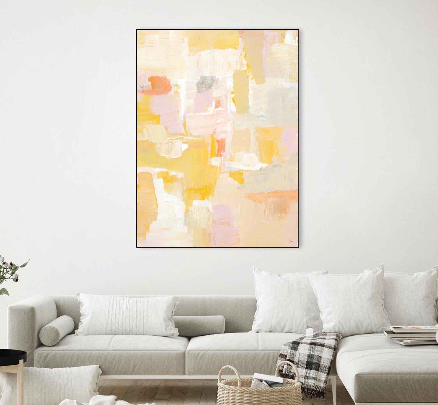 Peace I See by Lanie Loreth on GIANT ART - yellow abstract