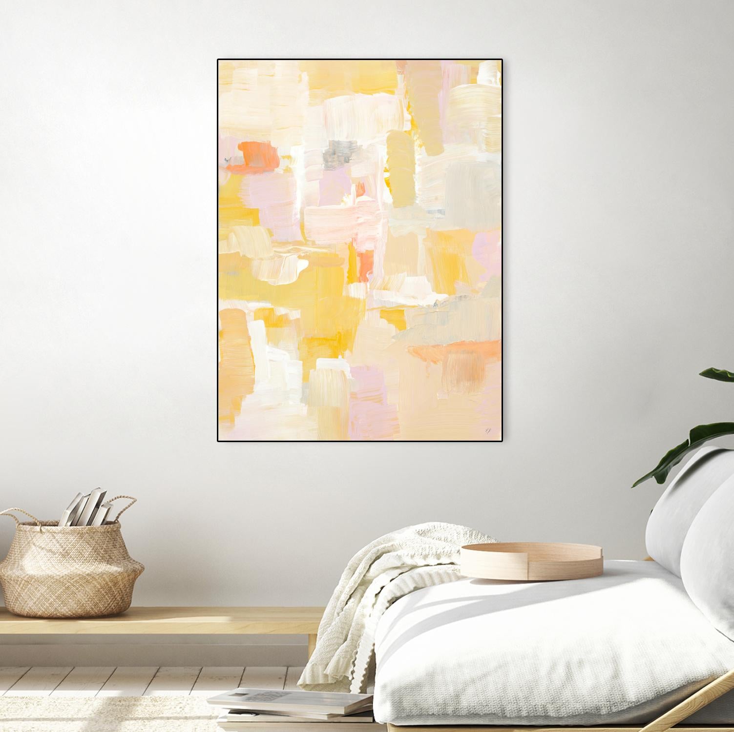Peace I See by Lanie Loreth on GIANT ART - yellow abstract