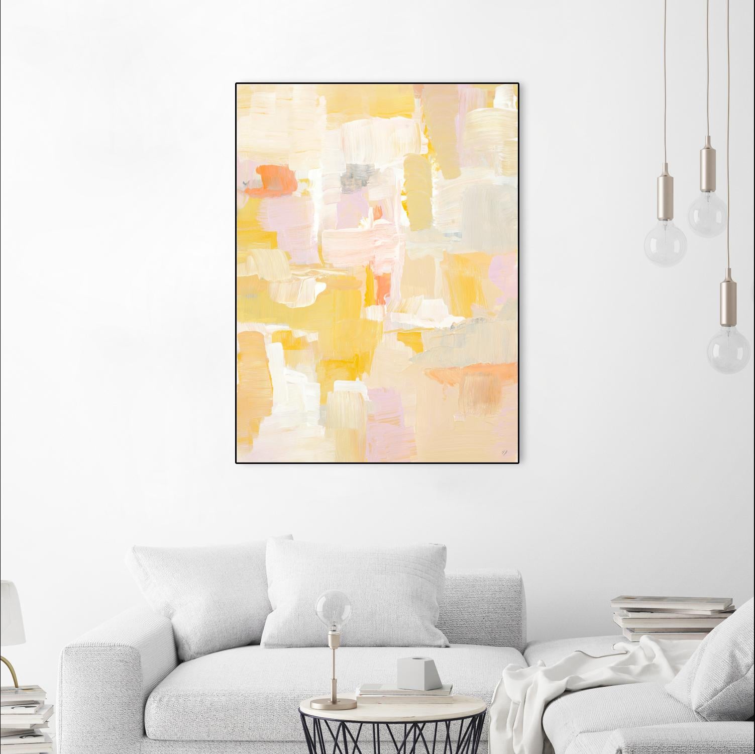Peace I See by Lanie Loreth on GIANT ART - yellow abstract