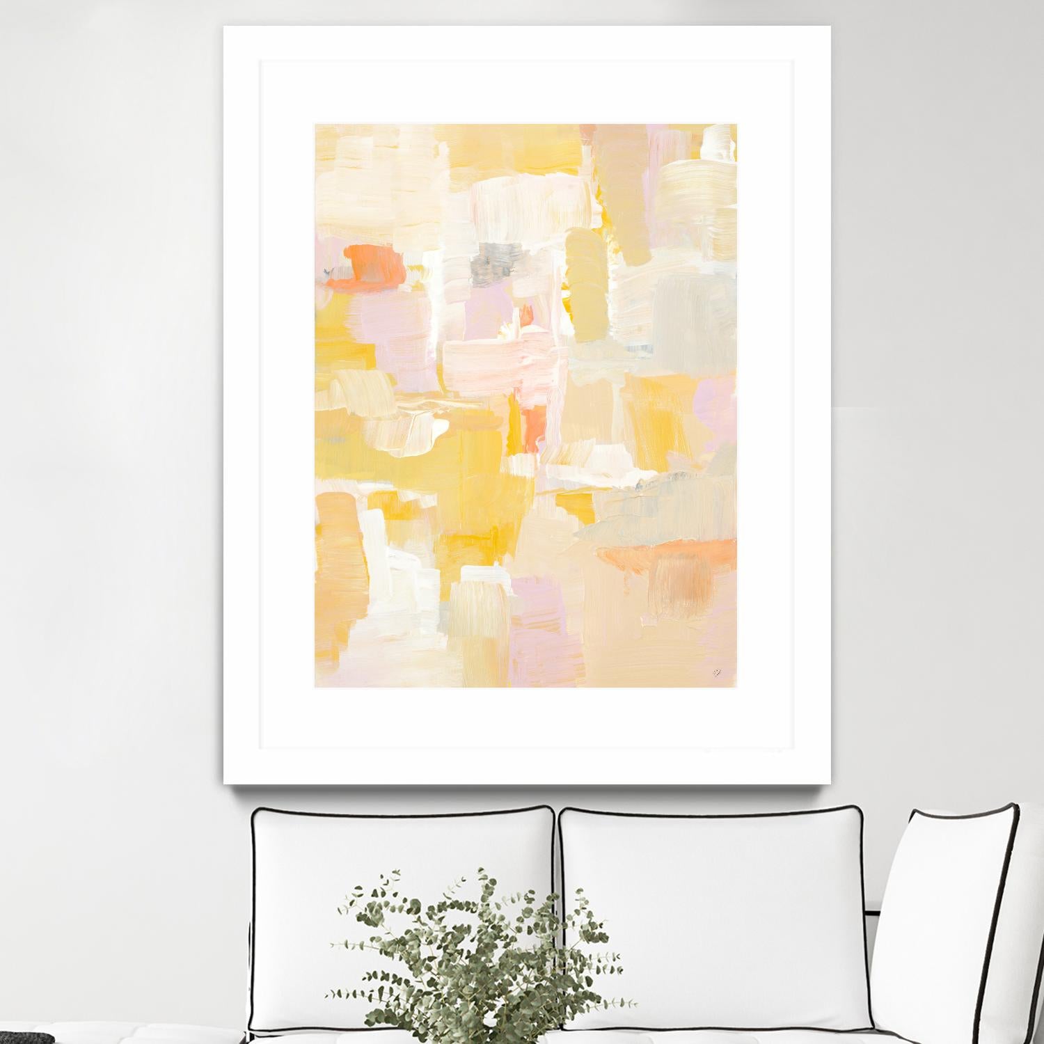 Peace I See by Lanie Loreth on GIANT ART - yellow abstract