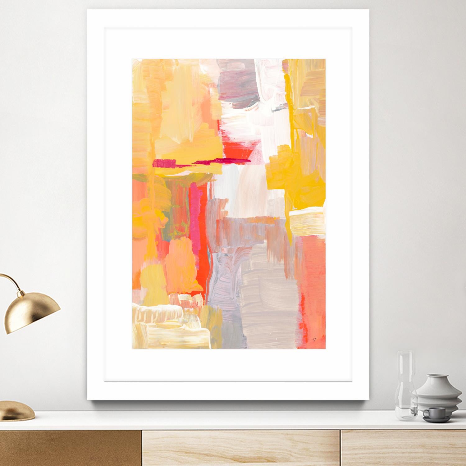 Joyful Morning by Lanie Loreth on GIANT ART - yellow abstract