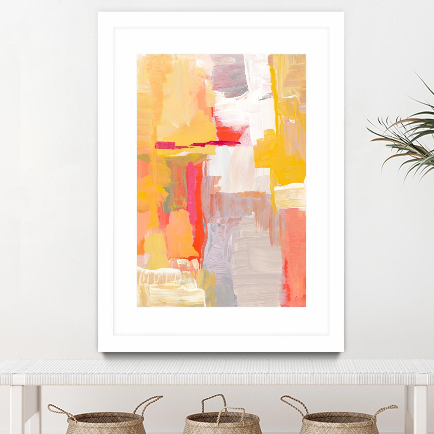 Joyful Morning by Lanie Loreth on GIANT ART - yellow abstract