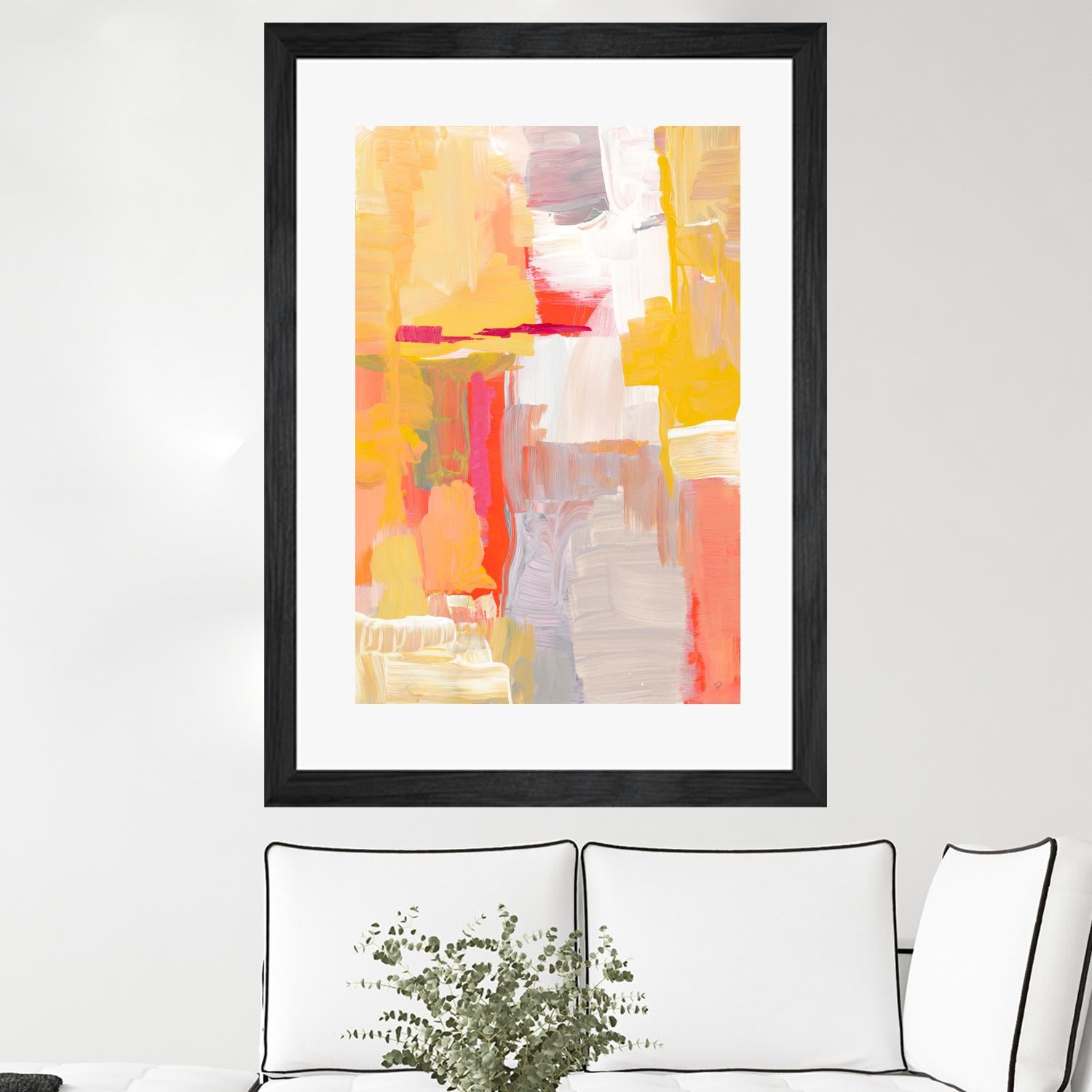 Joyful Morning by Lanie Loreth on GIANT ART - yellow abstract