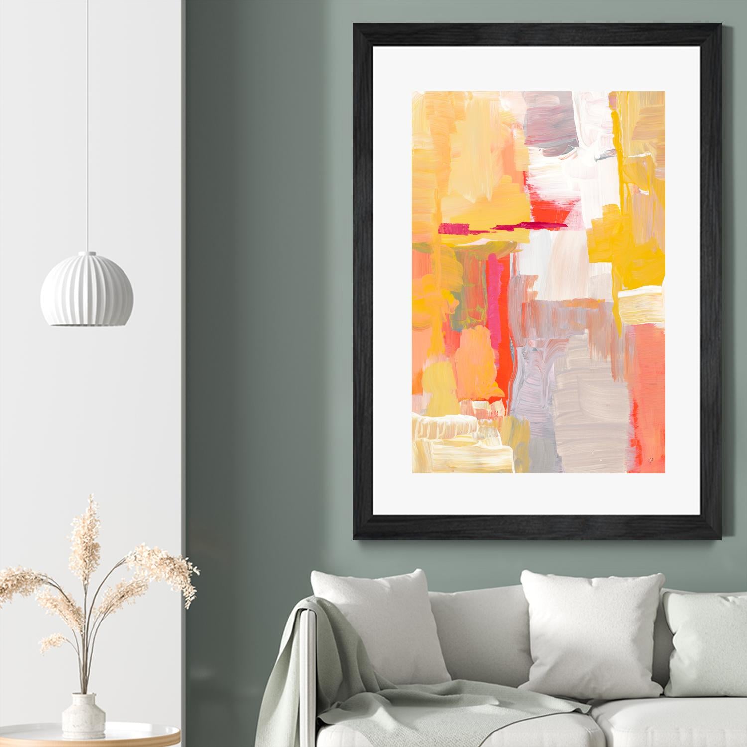 Joyful Morning by Lanie Loreth on GIANT ART - yellow abstract
