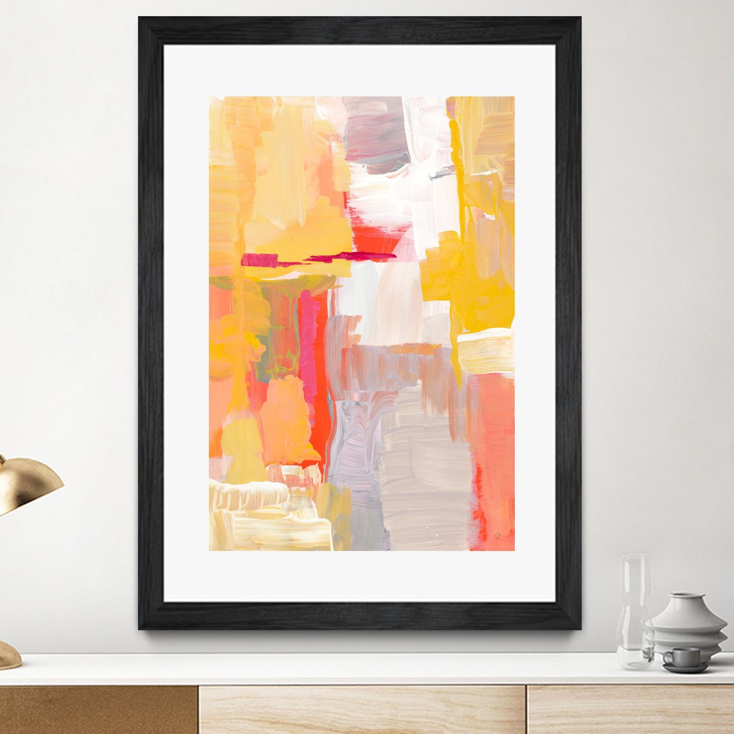 Joyful Morning by Lanie Loreth on GIANT ART - yellow abstract