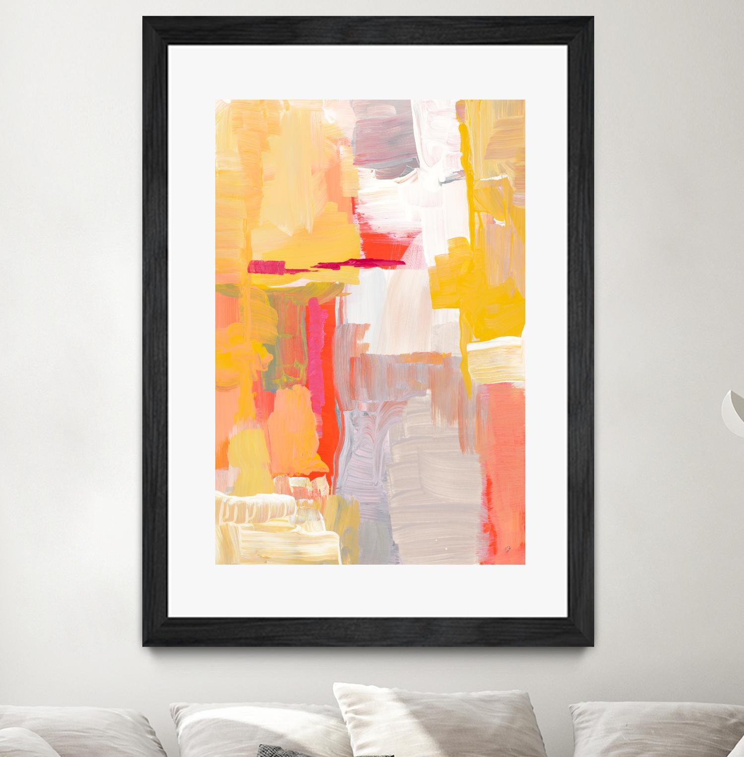 Joyful Morning by Lanie Loreth on GIANT ART - yellow abstract