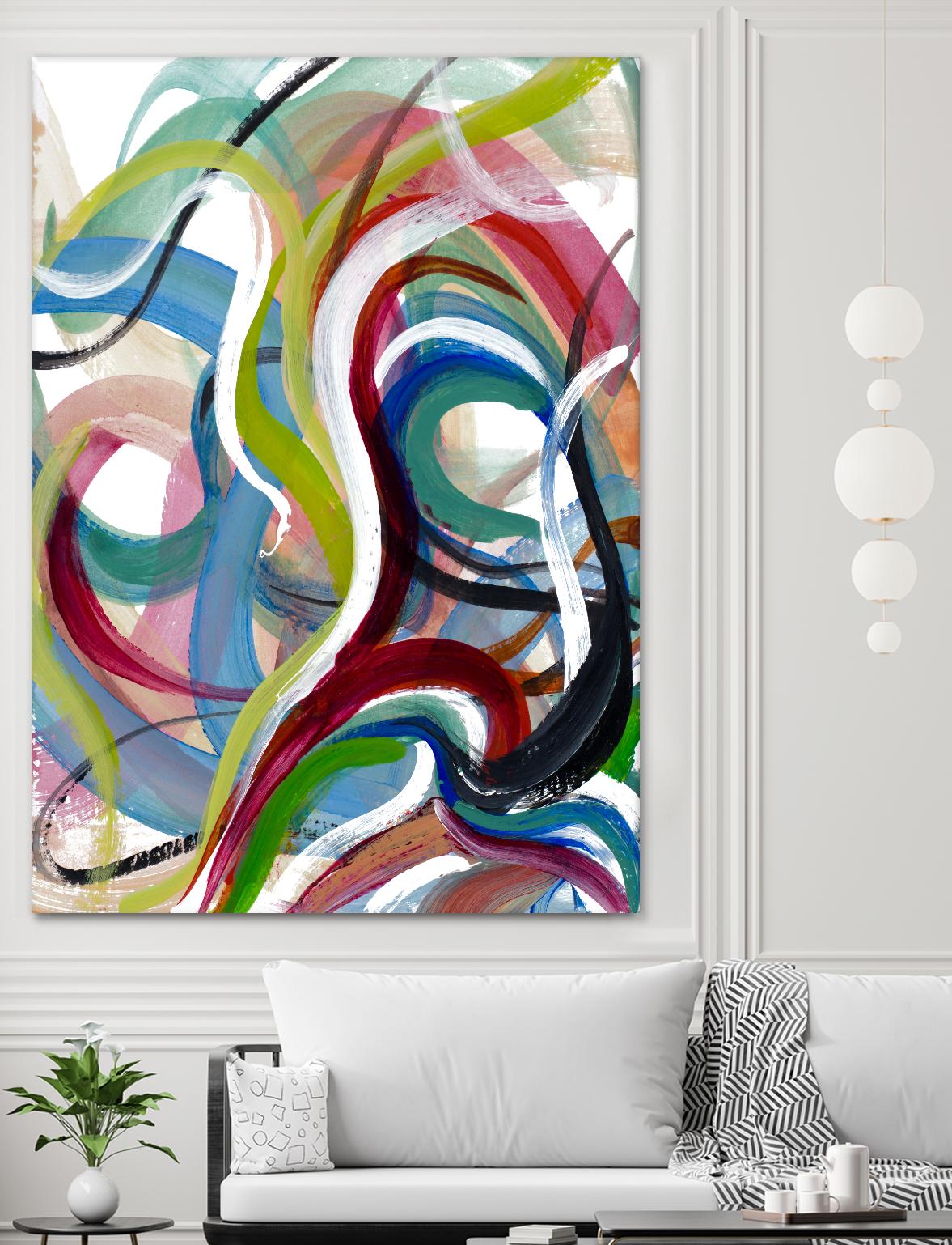 In Full Swing by Lanie Loreth on GIANT ART - multi abstract