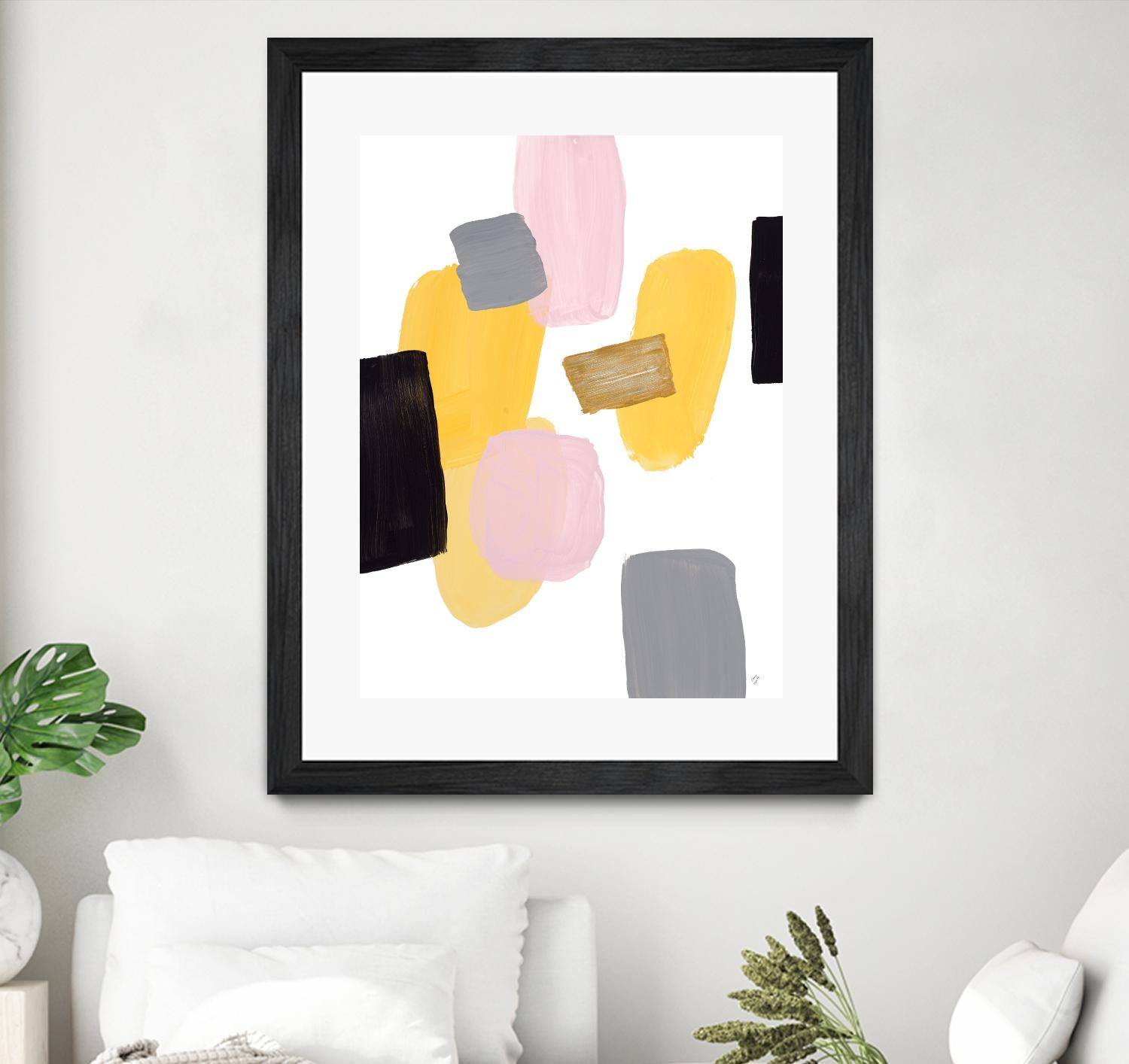 Floating Shapes I by Lanie Loreth on GIANT ART - multi abstract