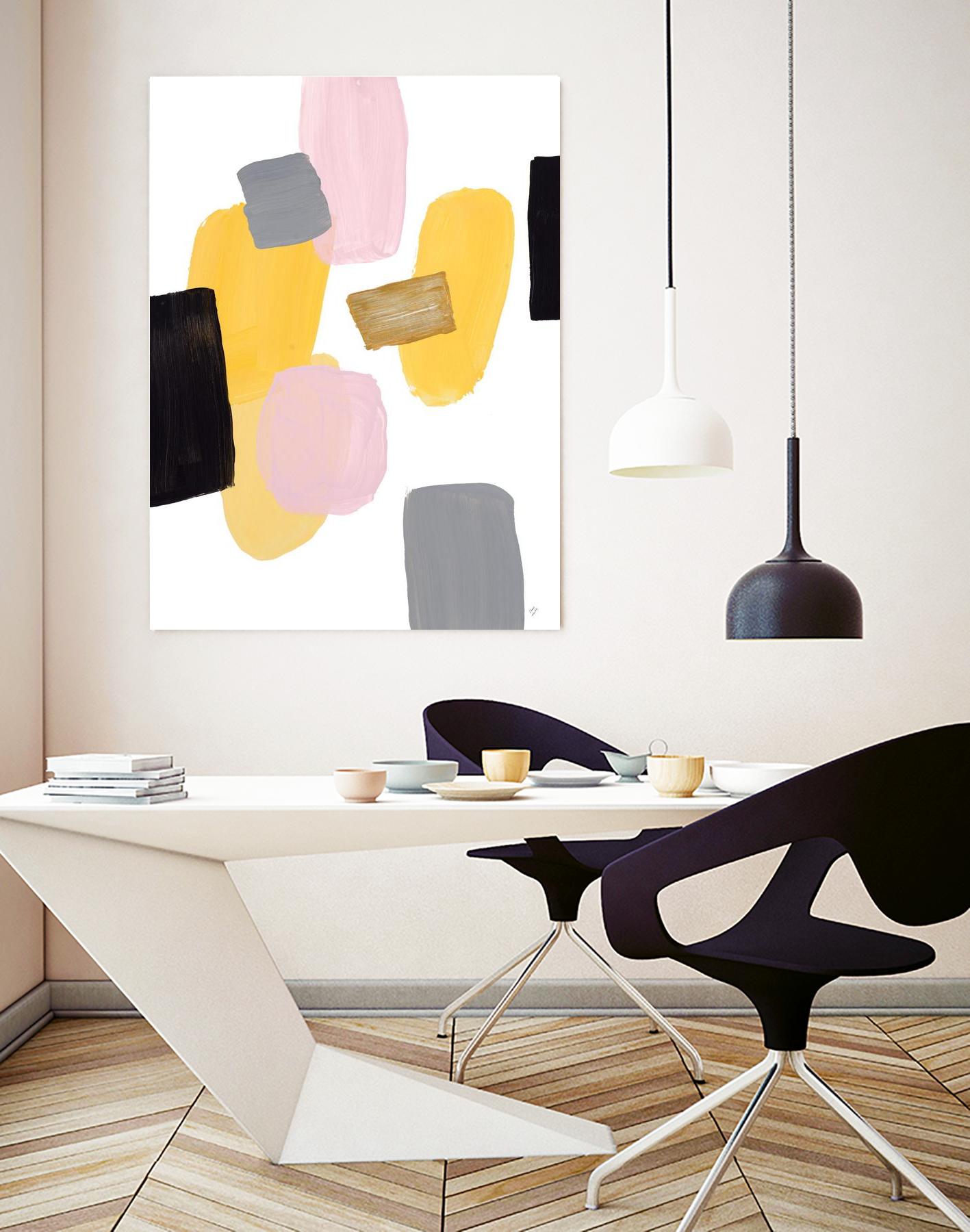 Floating Shapes I by Lanie Loreth on GIANT ART - multi abstract