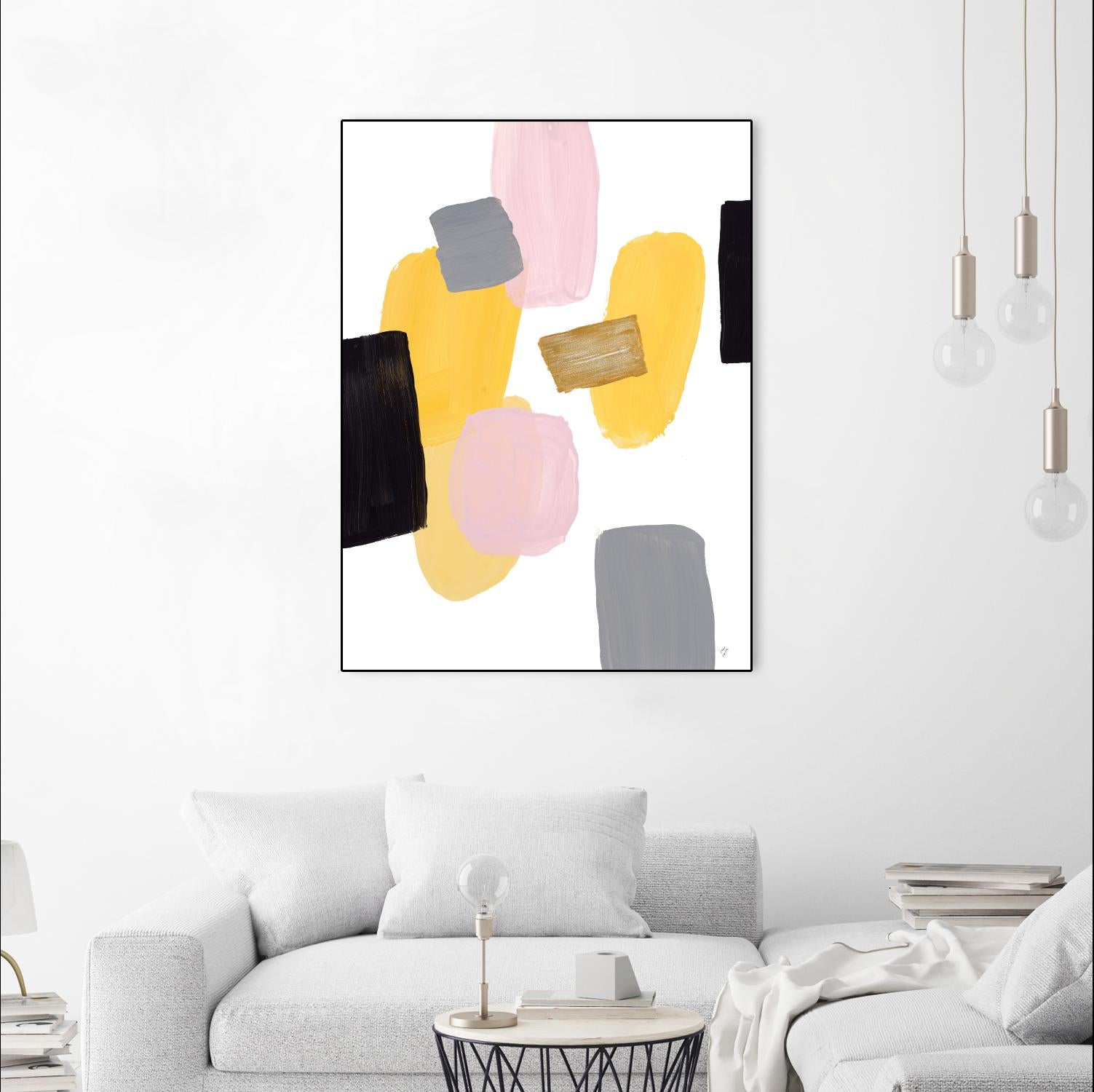 Floating Shapes I by Lanie Loreth on GIANT ART - multi abstract