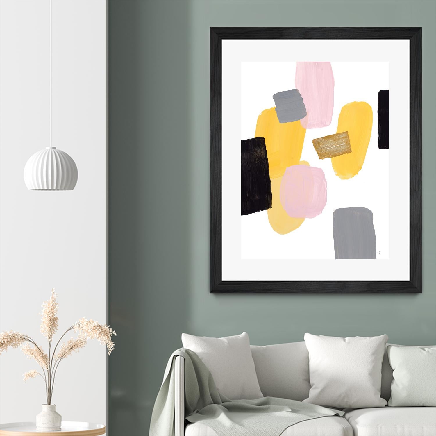 Floating Shapes I by Lanie Loreth on GIANT ART - multi abstract