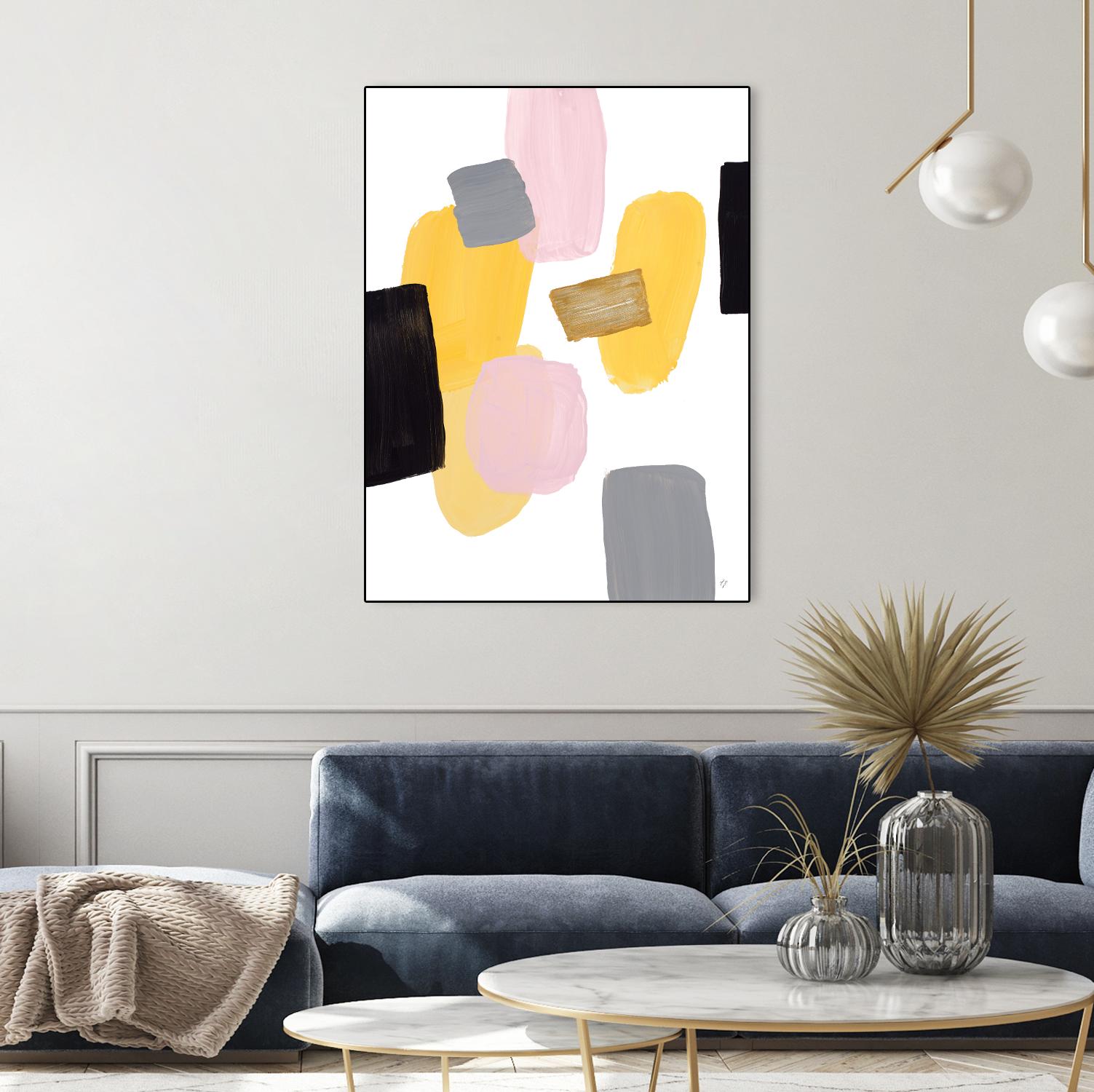 Floating Shapes I by Lanie Loreth on GIANT ART - multi abstract