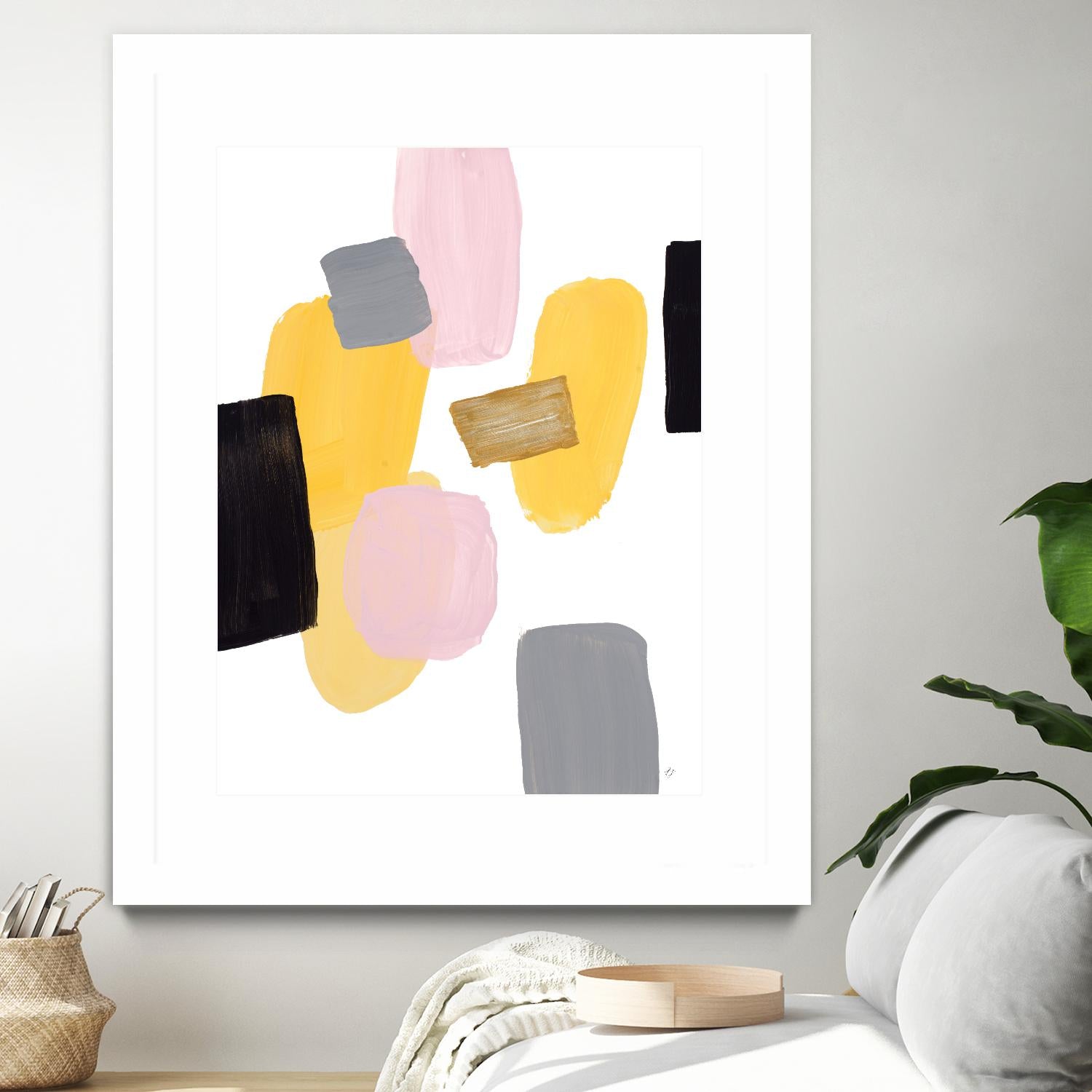 Floating Shapes I by Lanie Loreth on GIANT ART - multi abstract