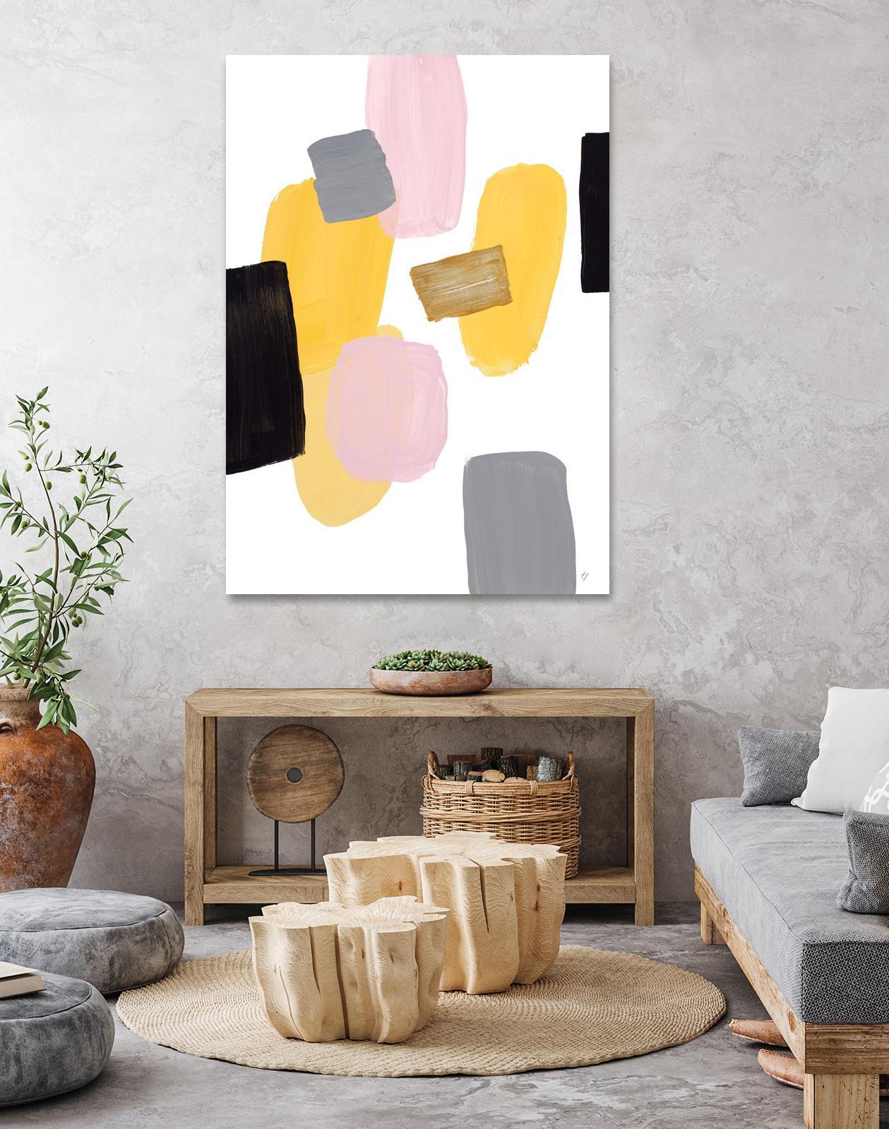 Floating Shapes I by Lanie Loreth on GIANT ART - multi abstract