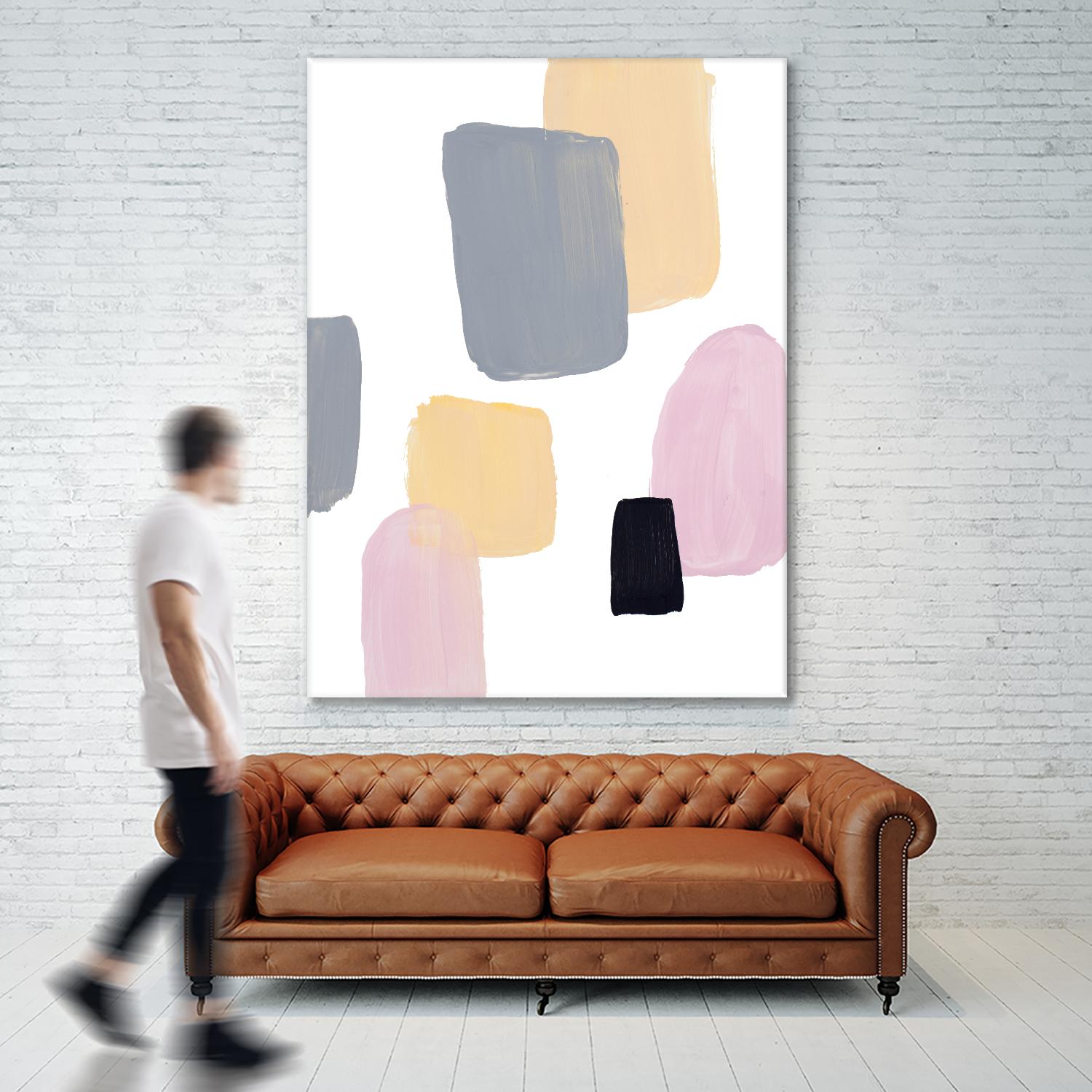 Floating Shapes II by Lanie Loreth on GIANT ART - multi abstract