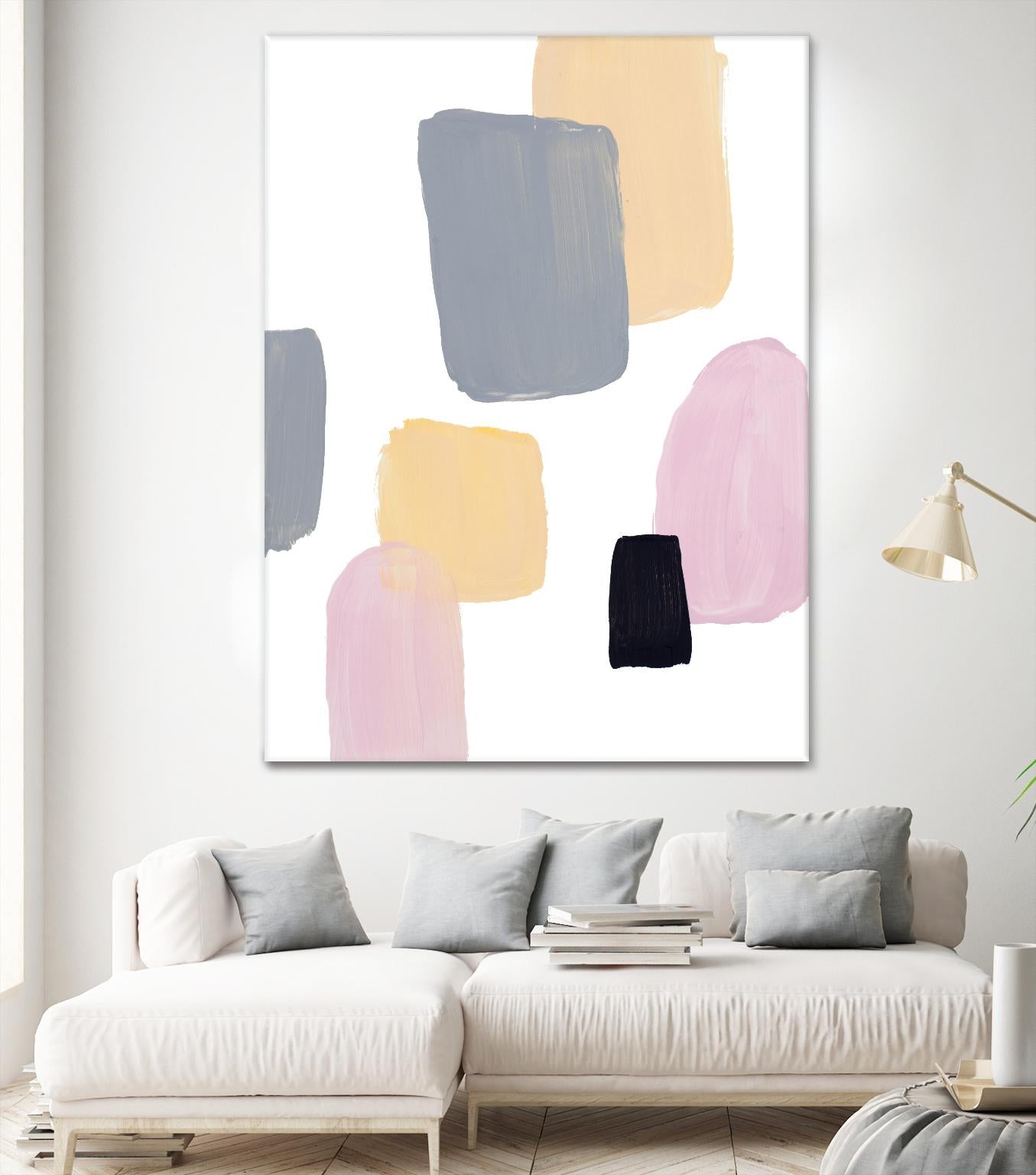 Floating Shapes II by Lanie Loreth on GIANT ART - multi abstract