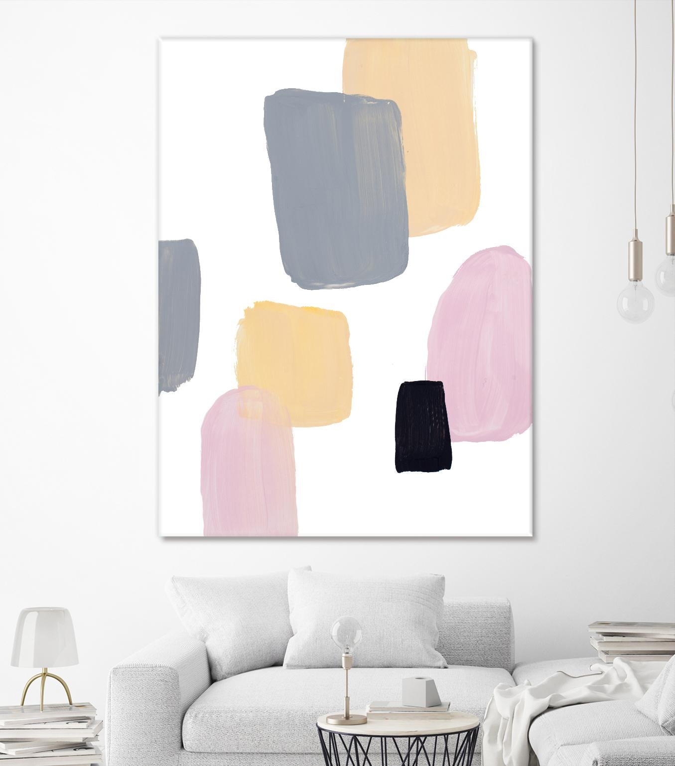 Floating Shapes II by Lanie Loreth on GIANT ART - multi abstract