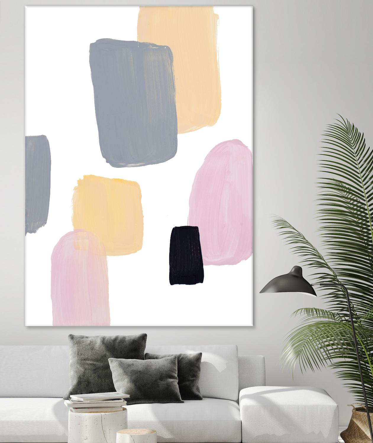 Floating Shapes II by Lanie Loreth on GIANT ART - multi abstract
