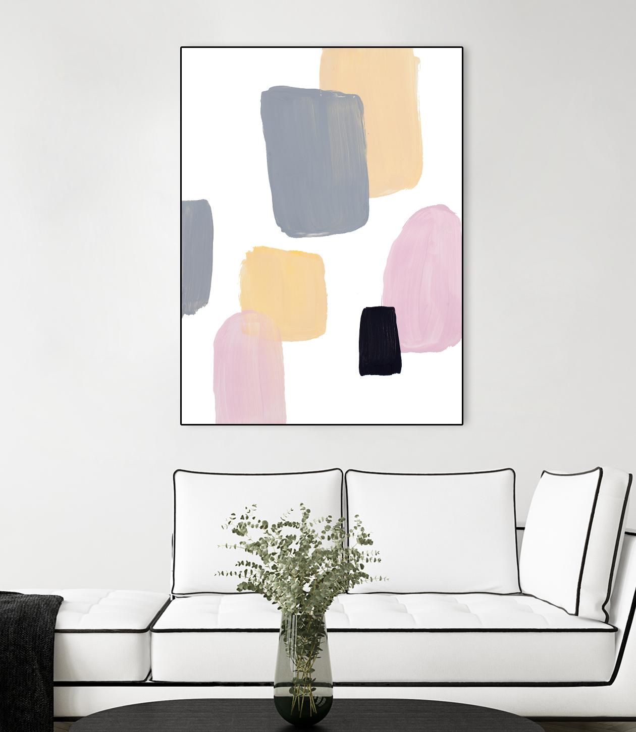 Floating Shapes II by Lanie Loreth on GIANT ART - multi abstract