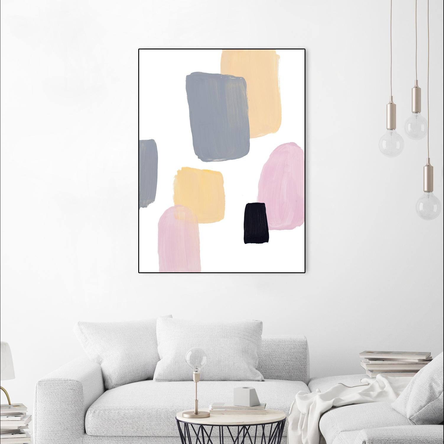 Floating Shapes II by Lanie Loreth on GIANT ART - multi abstract
