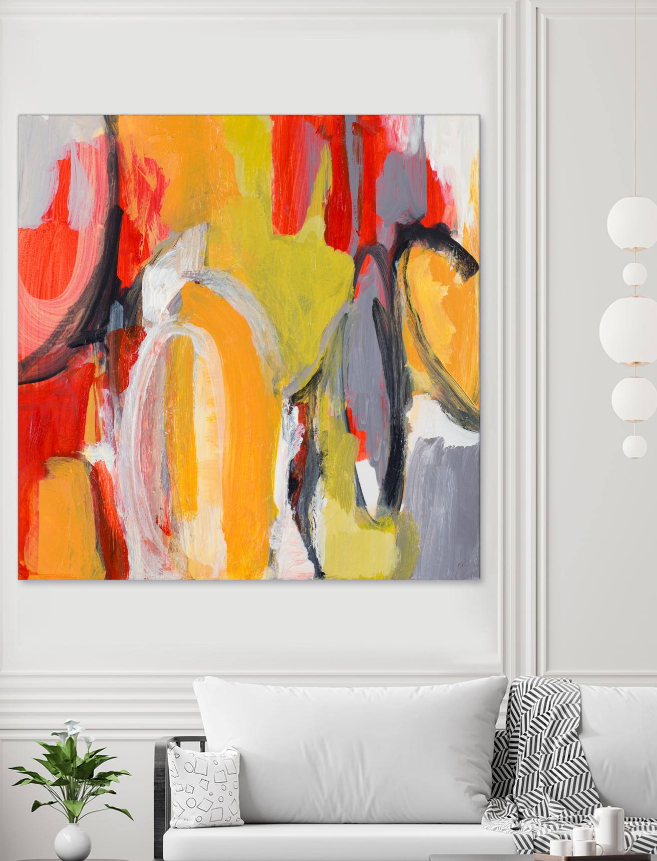 City Symphony I by Lanie Loreth on GIANT ART - multi abstract