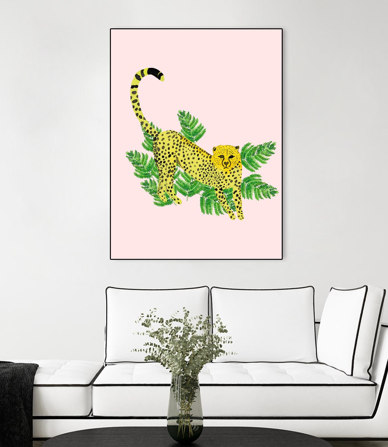 Cheetah on the Lookout I by Jen Bucheli on GIANT ART - multi wildlife