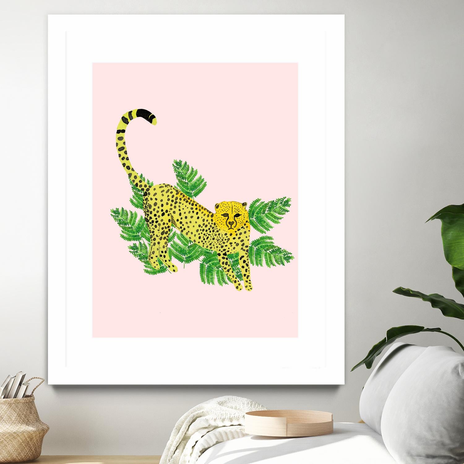 Cheetah on the Lookout I by Jen Bucheli on GIANT ART - multi wildlife