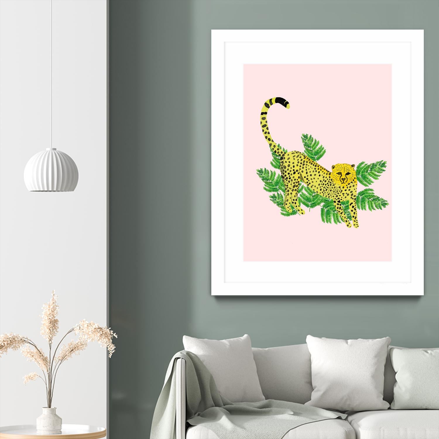 Cheetah on the Lookout I by Jen Bucheli on GIANT ART - multi wildlife