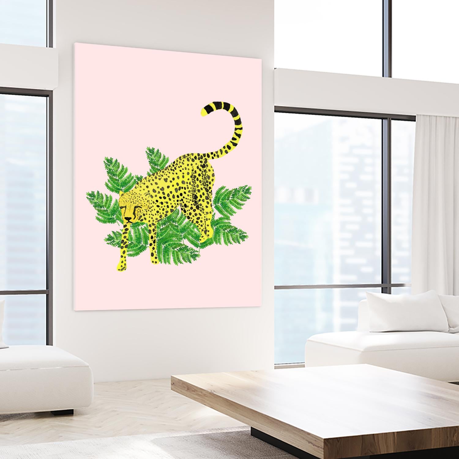 Cheetah on the Lookout II by Jen Bucheli on GIANT ART - multi wildlife