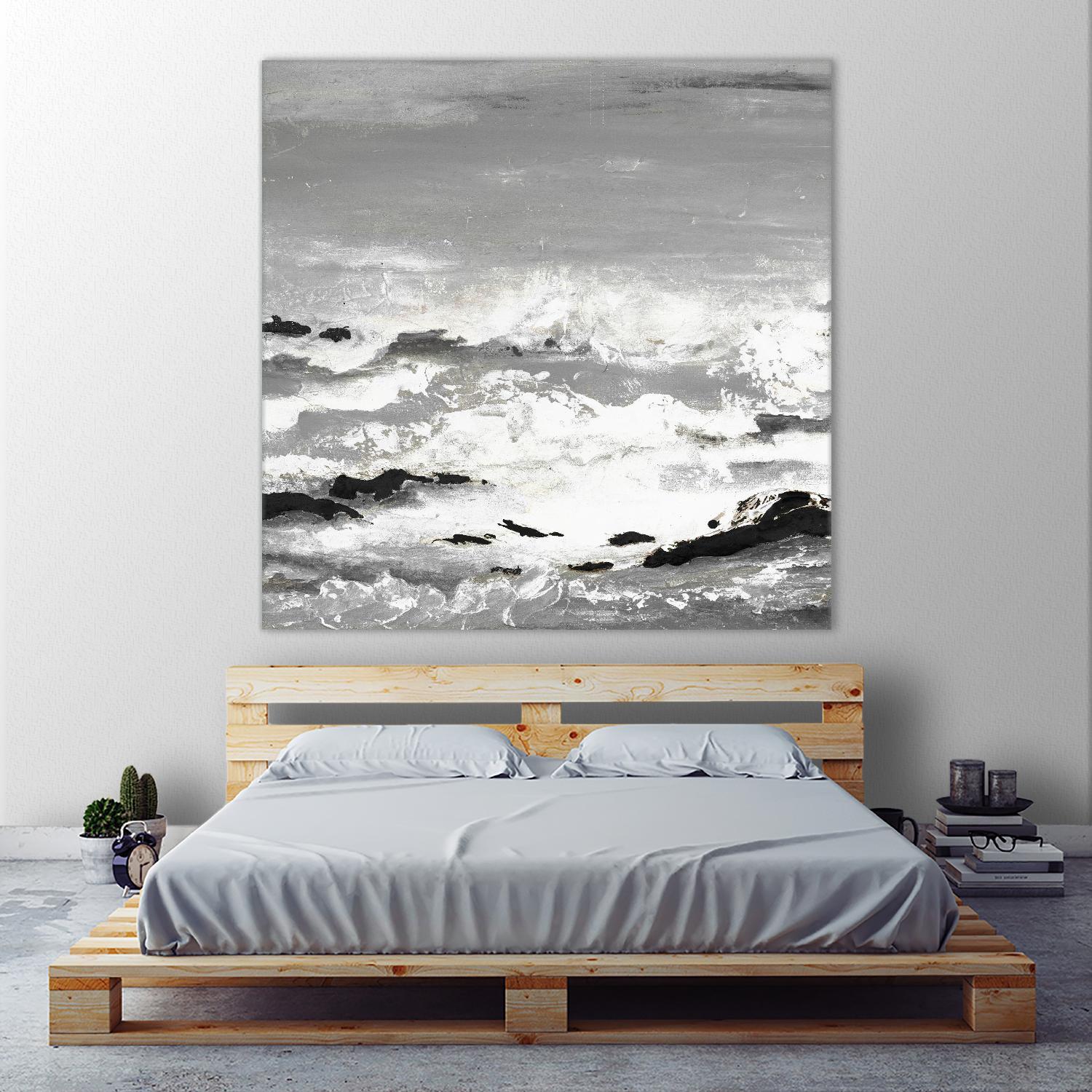 Rocks and Waves by Patricia Pinto on GIANT ART - coastal