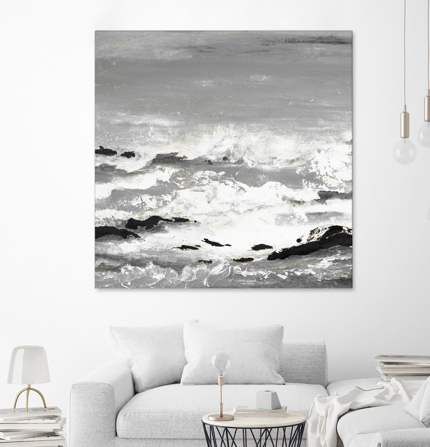 Rocks and Waves by Patricia Pinto on GIANT ART - coastal