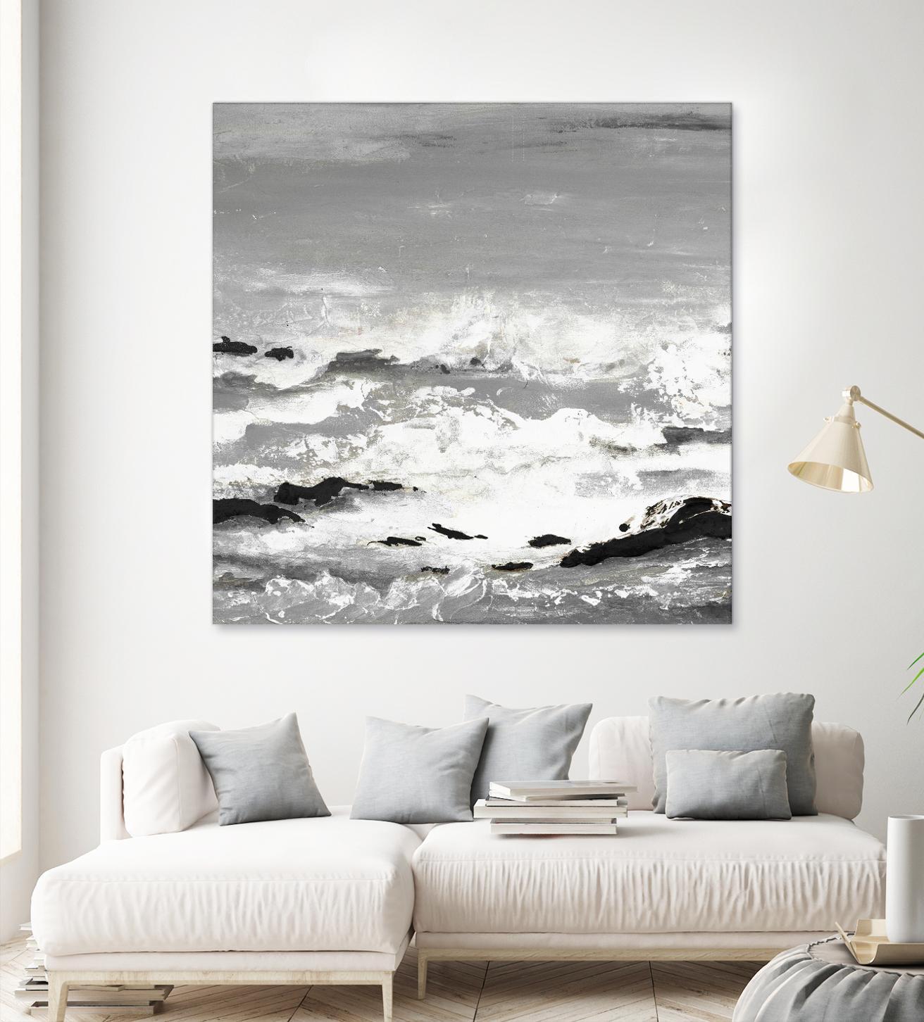 Rocks and Waves by Patricia Pinto on GIANT ART - coastal