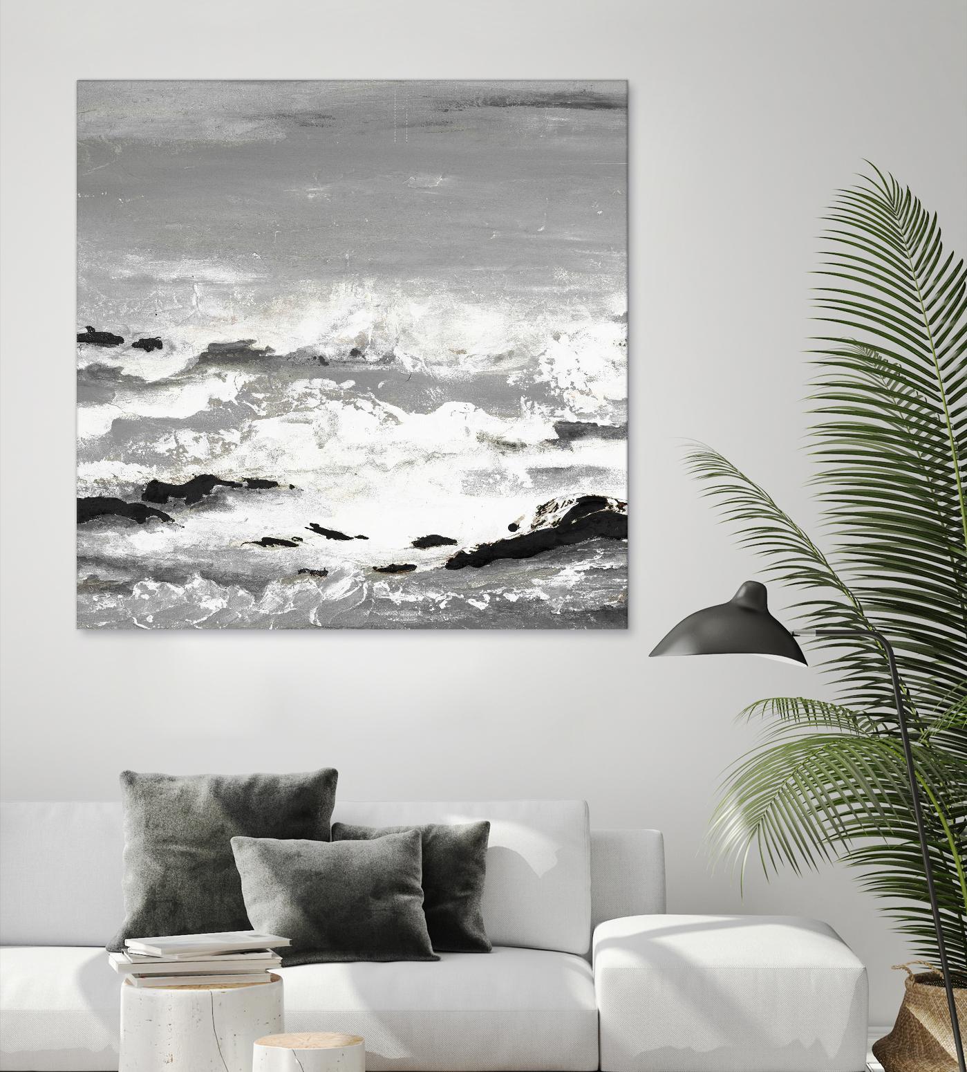 Rocks and Waves by Patricia Pinto on GIANT ART - coastal