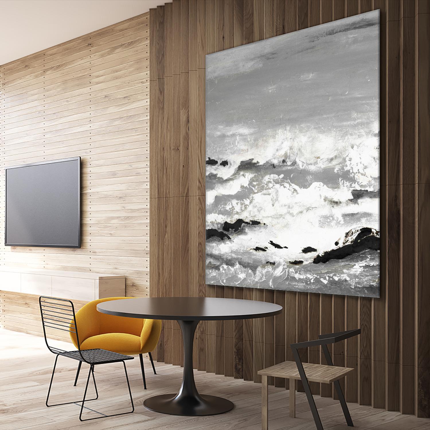 Rocks and Waves by Patricia Pinto on GIANT ART - coastal