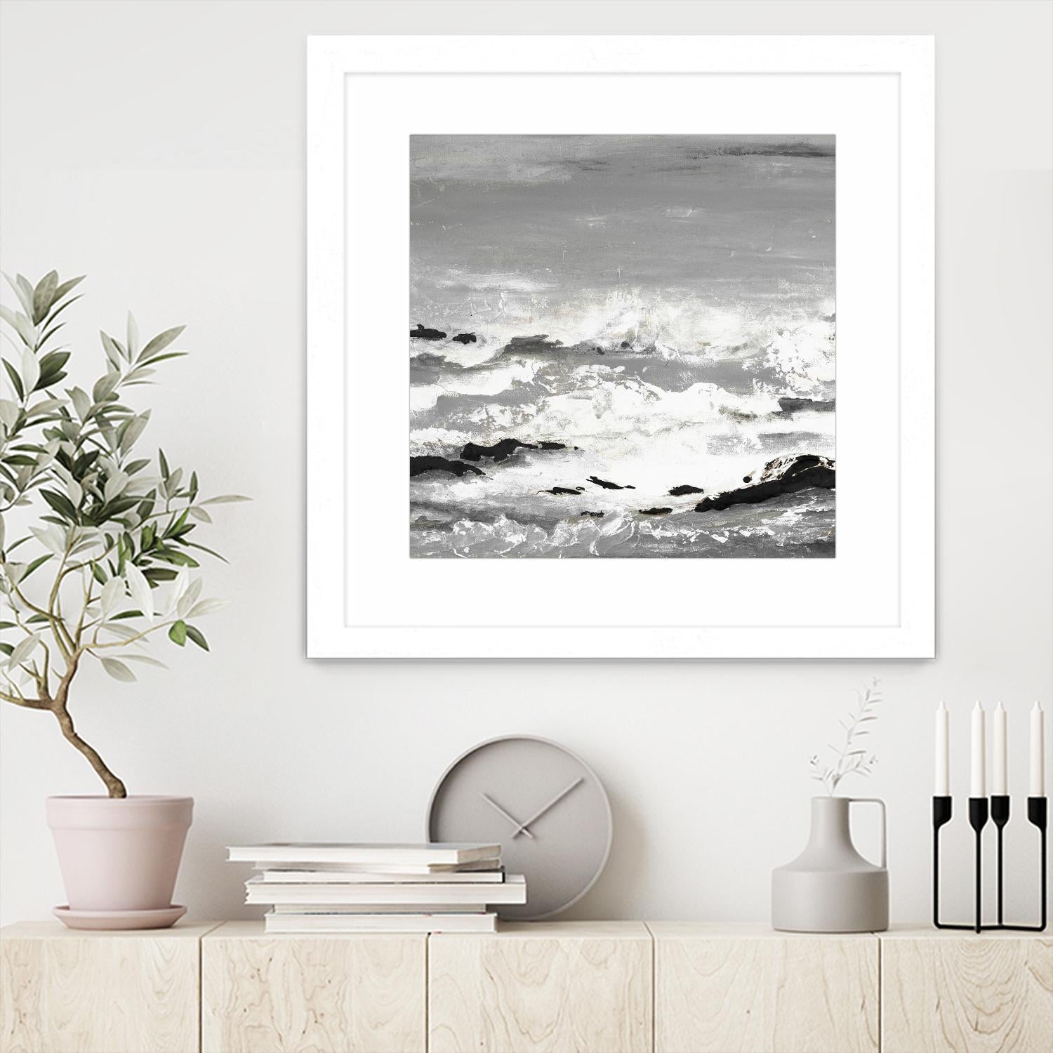 Rocks and Waves by Patricia Pinto on GIANT ART - coastal