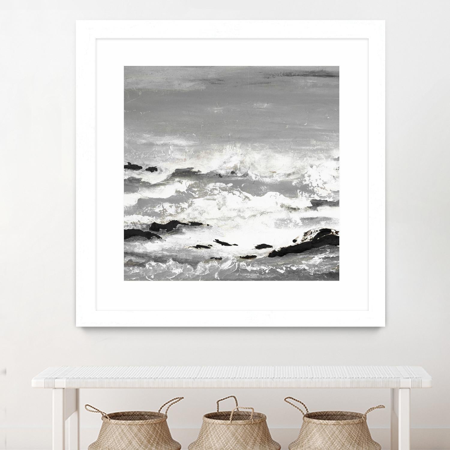 Rocks and Waves by Patricia Pinto on GIANT ART - coastal