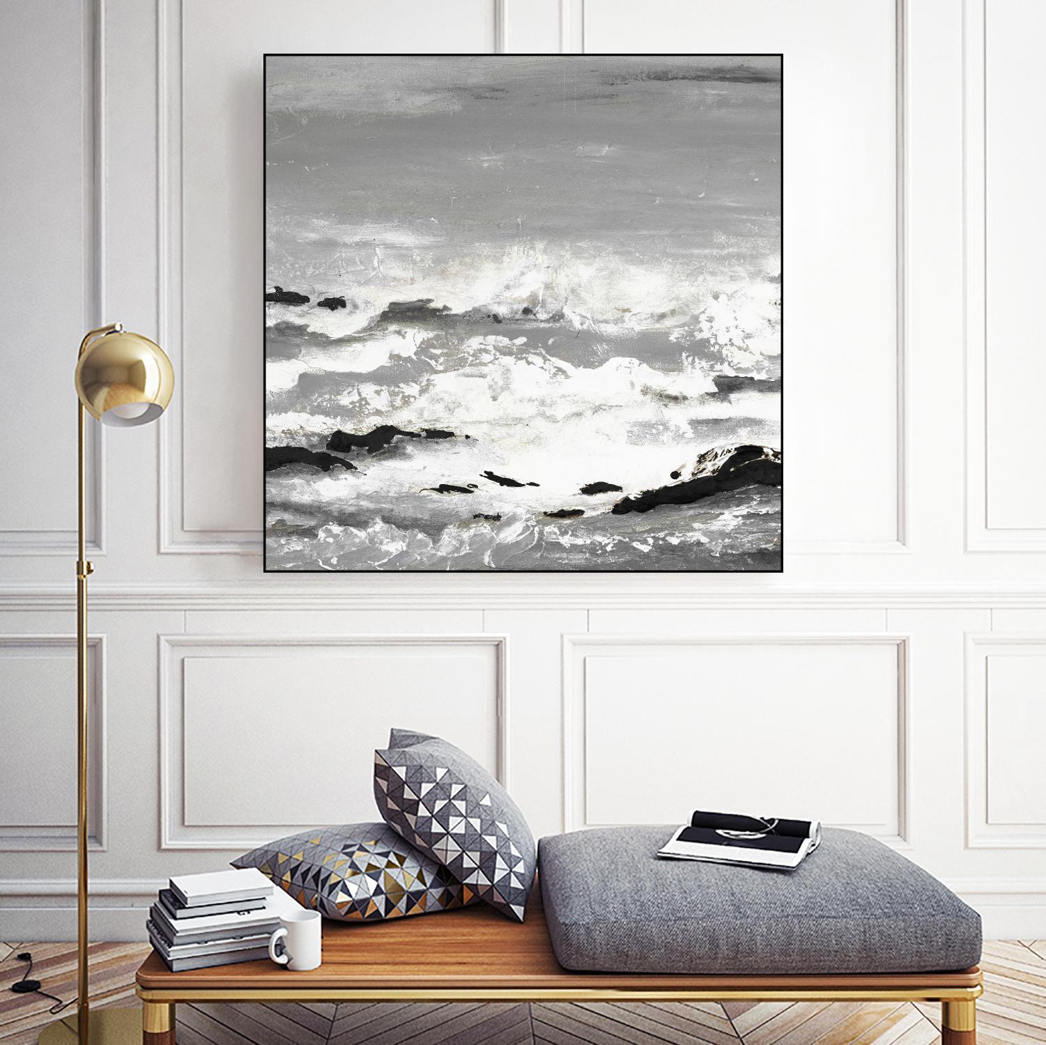 Rocks and Waves by Patricia Pinto on GIANT ART - coastal