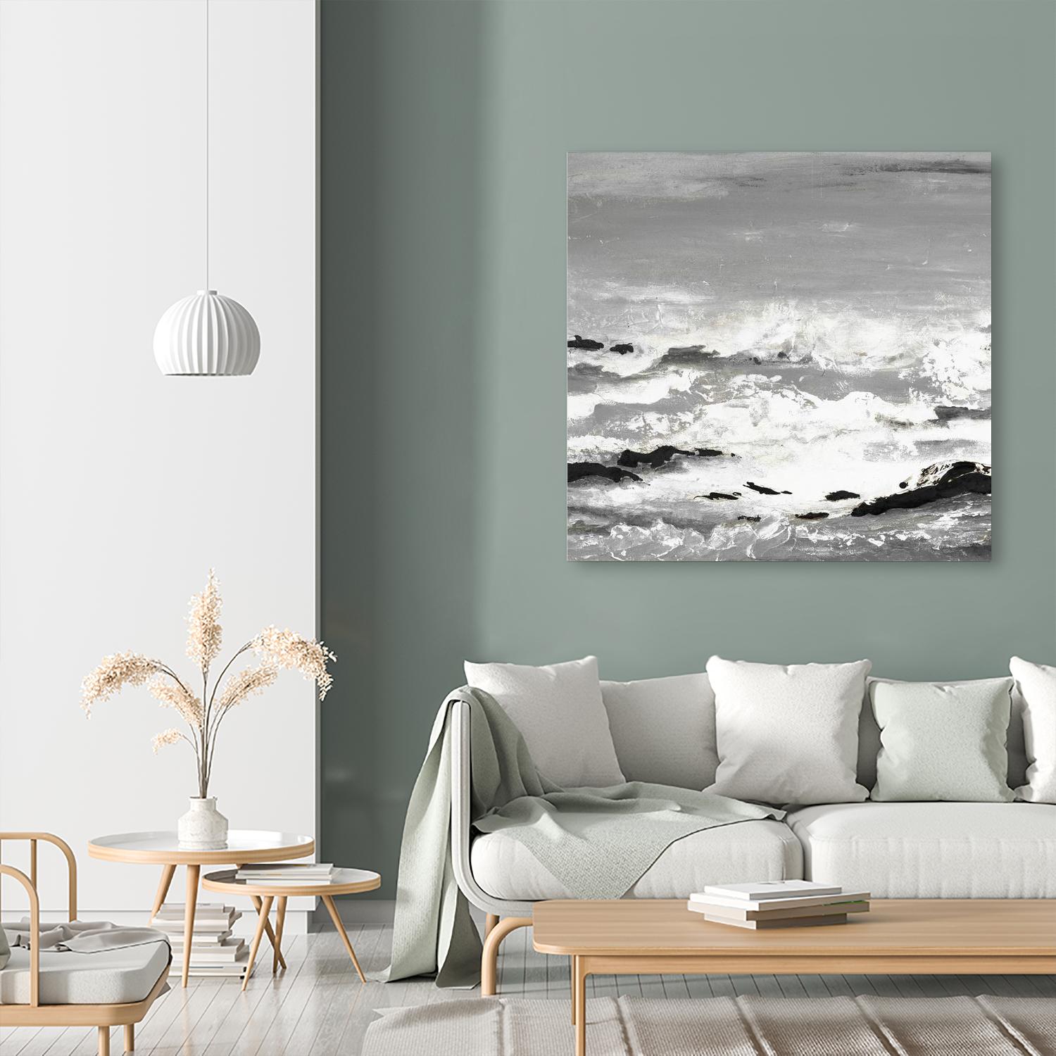 Rocks and Waves by Patricia Pinto on GIANT ART - coastal
