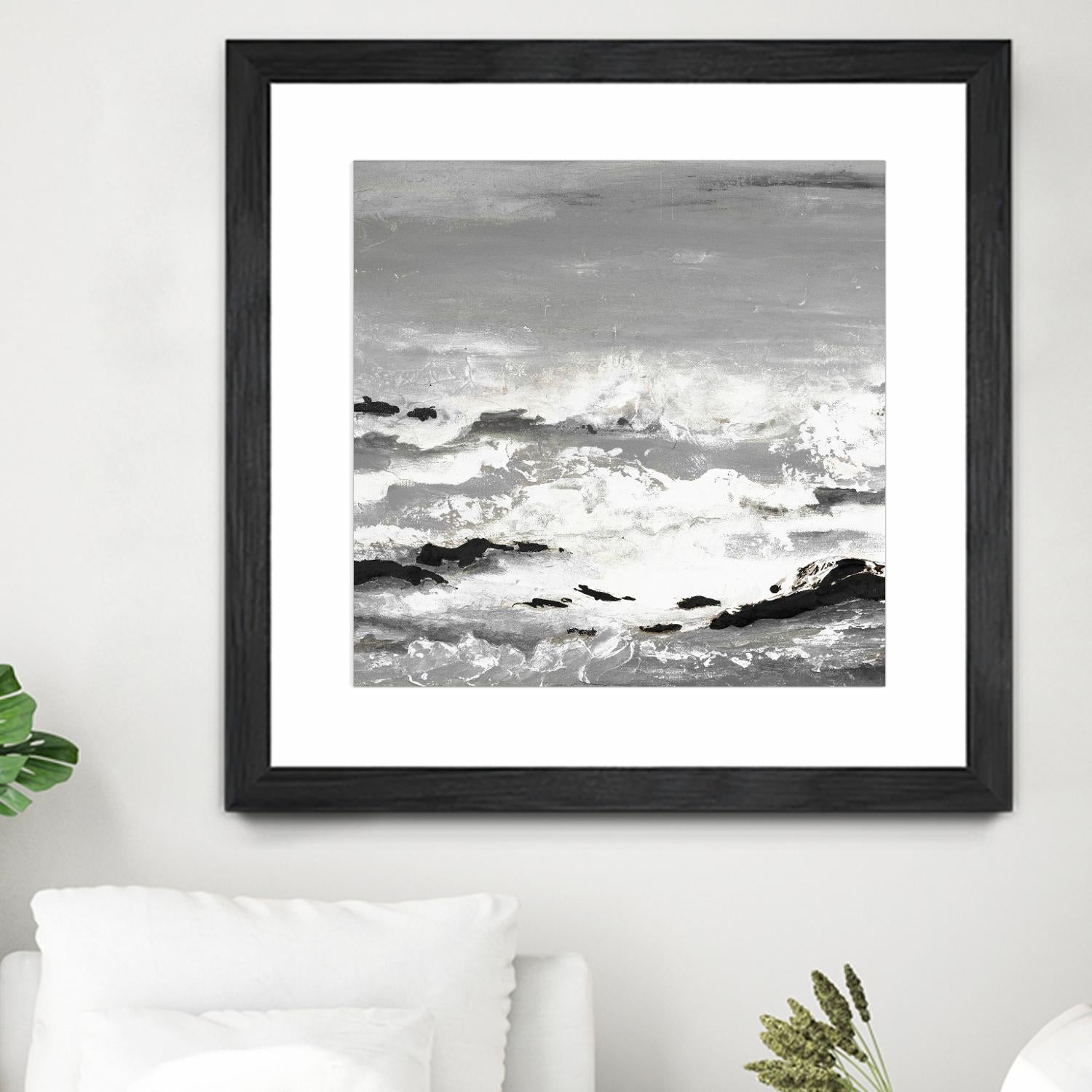 Rocks and Waves by Patricia Pinto on GIANT ART - coastal