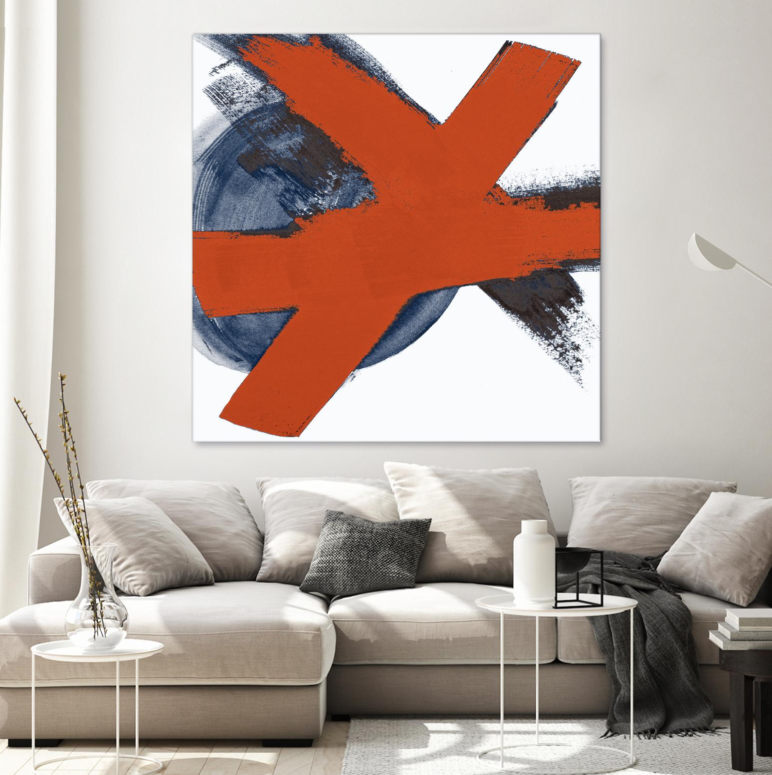 Red Moon Abstract I by Patricia Pinto on GIANT ART - multi abstract