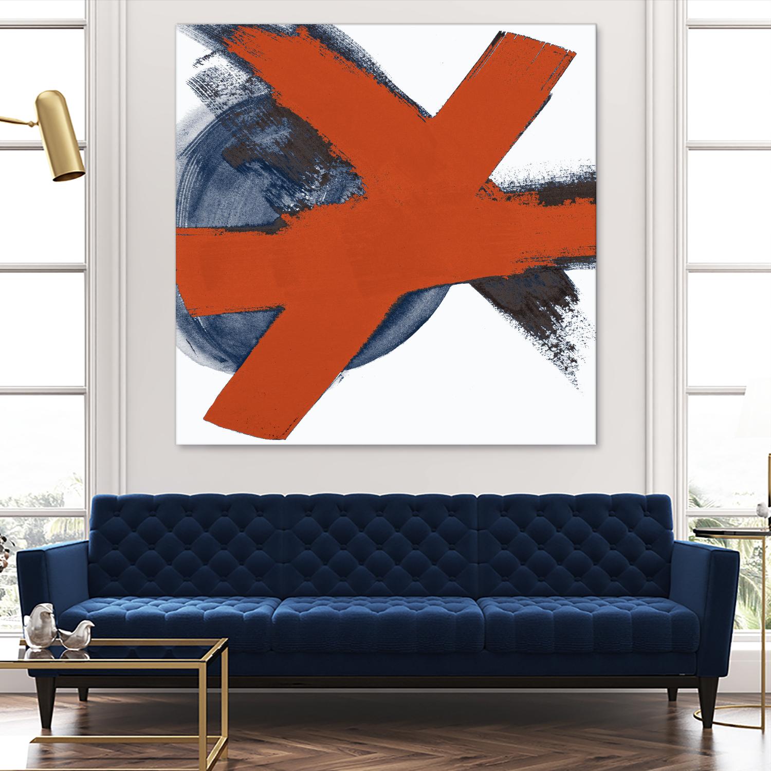 Red Moon Abstract I by Patricia Pinto on GIANT ART - multi abstract