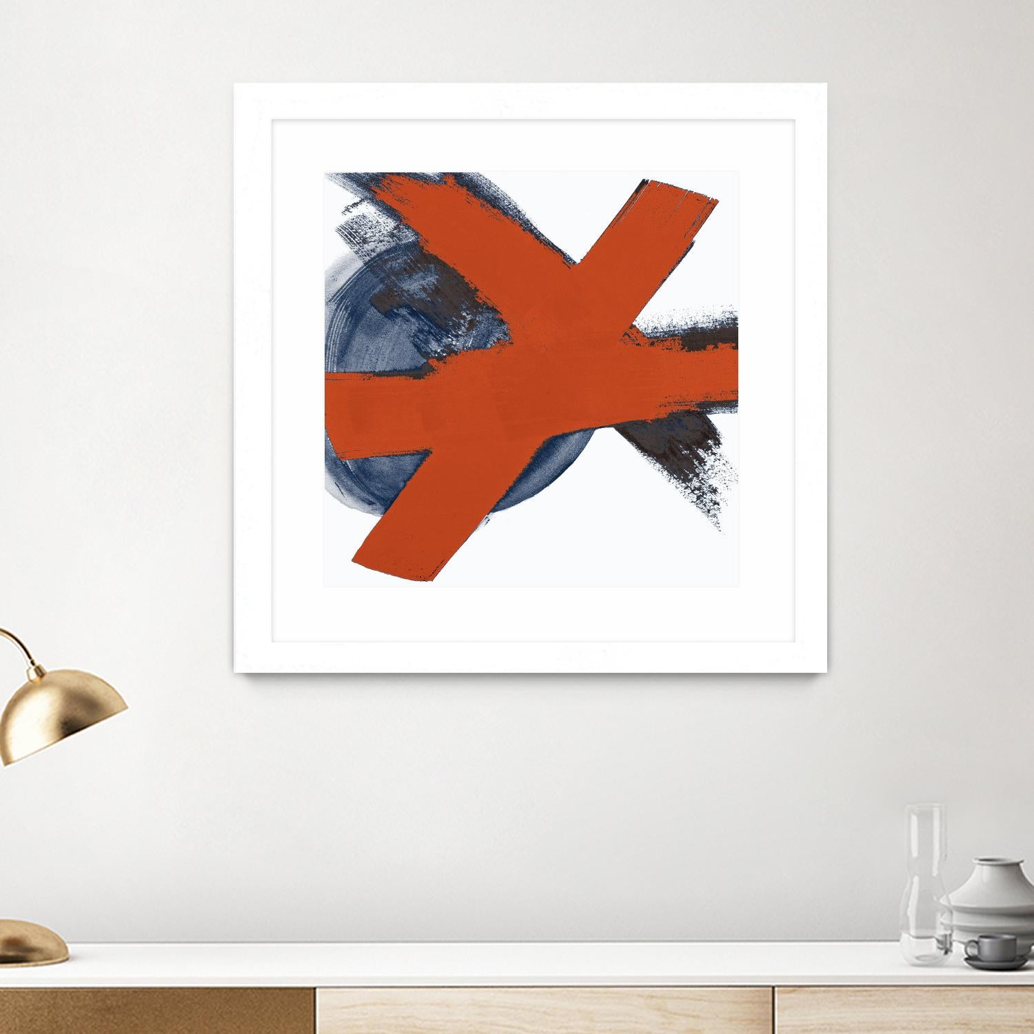 Red Moon Abstract I by Patricia Pinto on GIANT ART - multi abstract