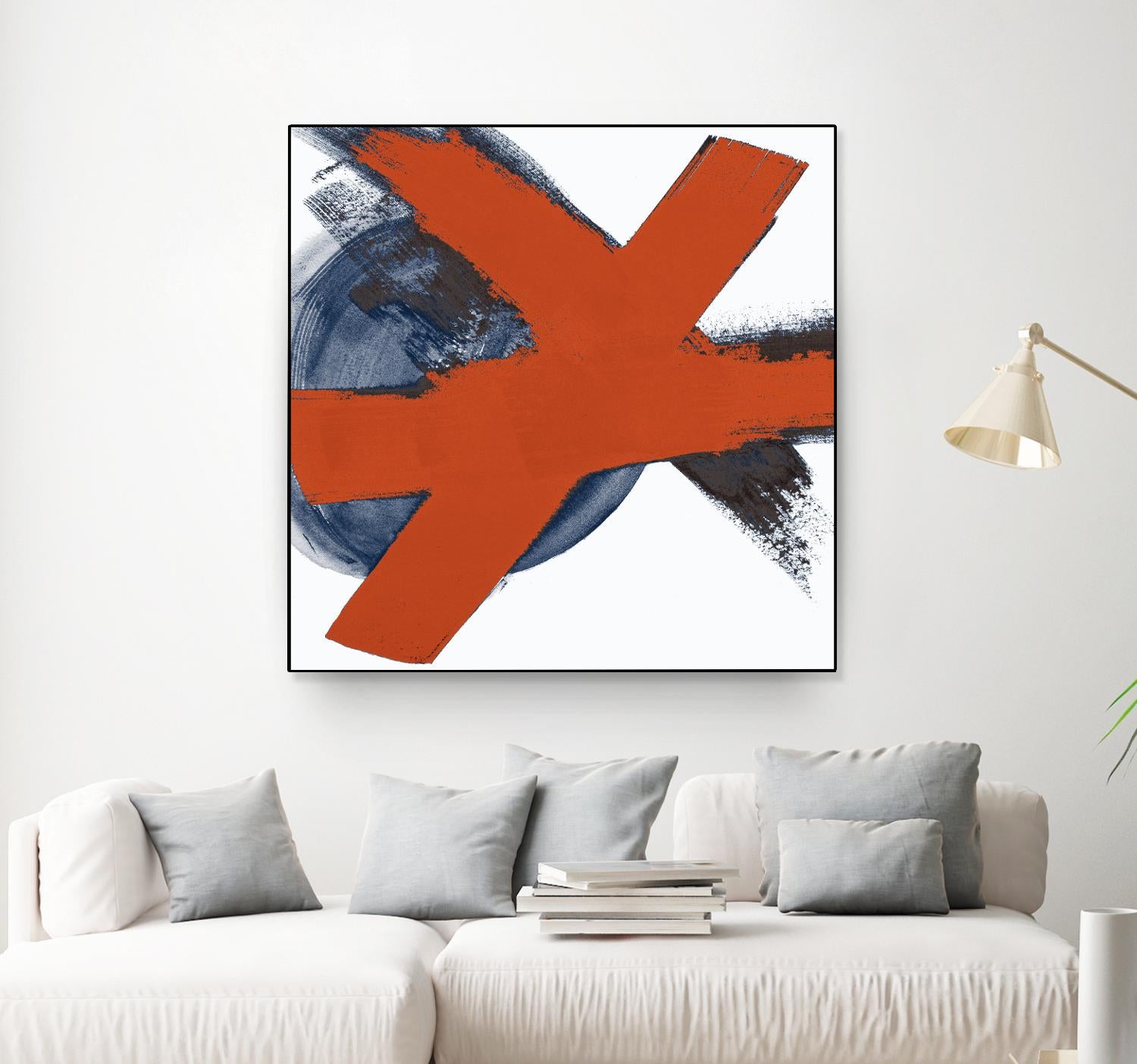 Red Moon Abstract I by Patricia Pinto on GIANT ART - multi abstract