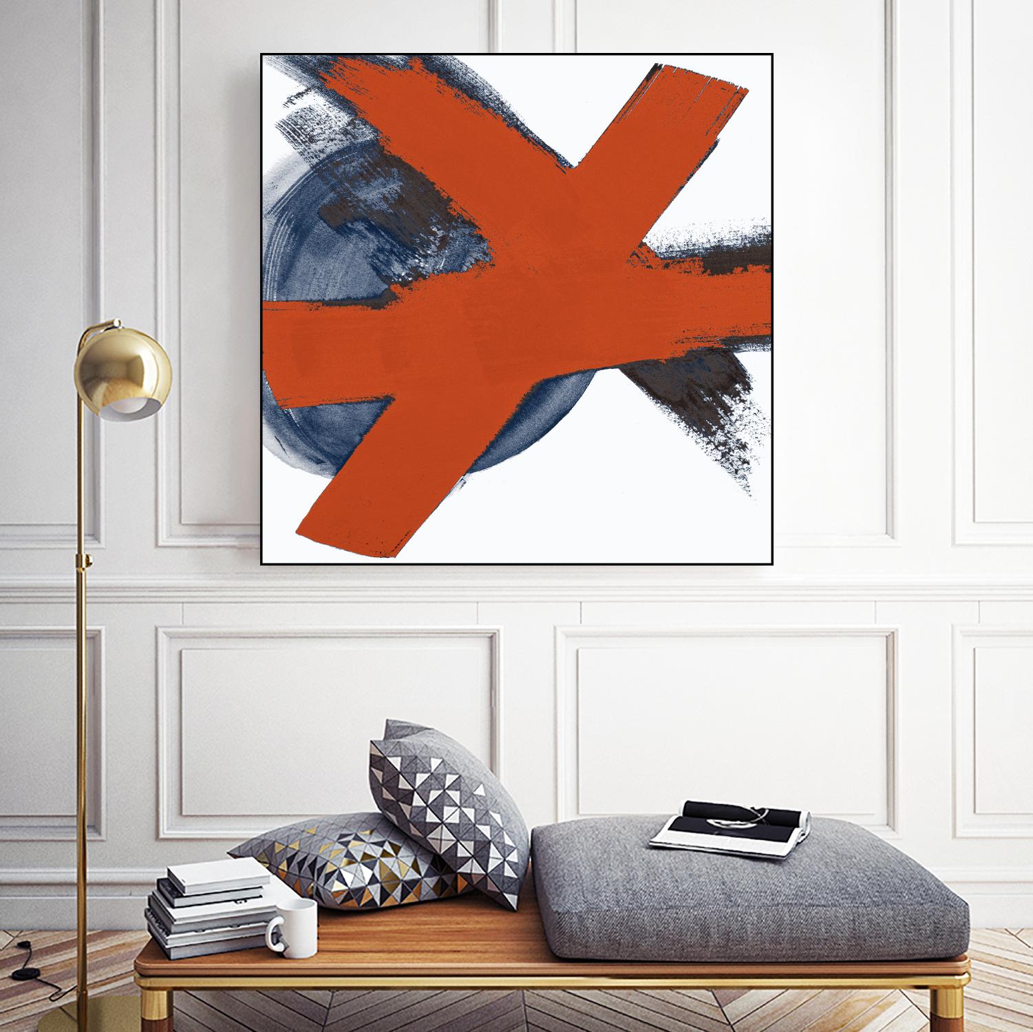 Red Moon Abstract I by Patricia Pinto on GIANT ART - multi abstract