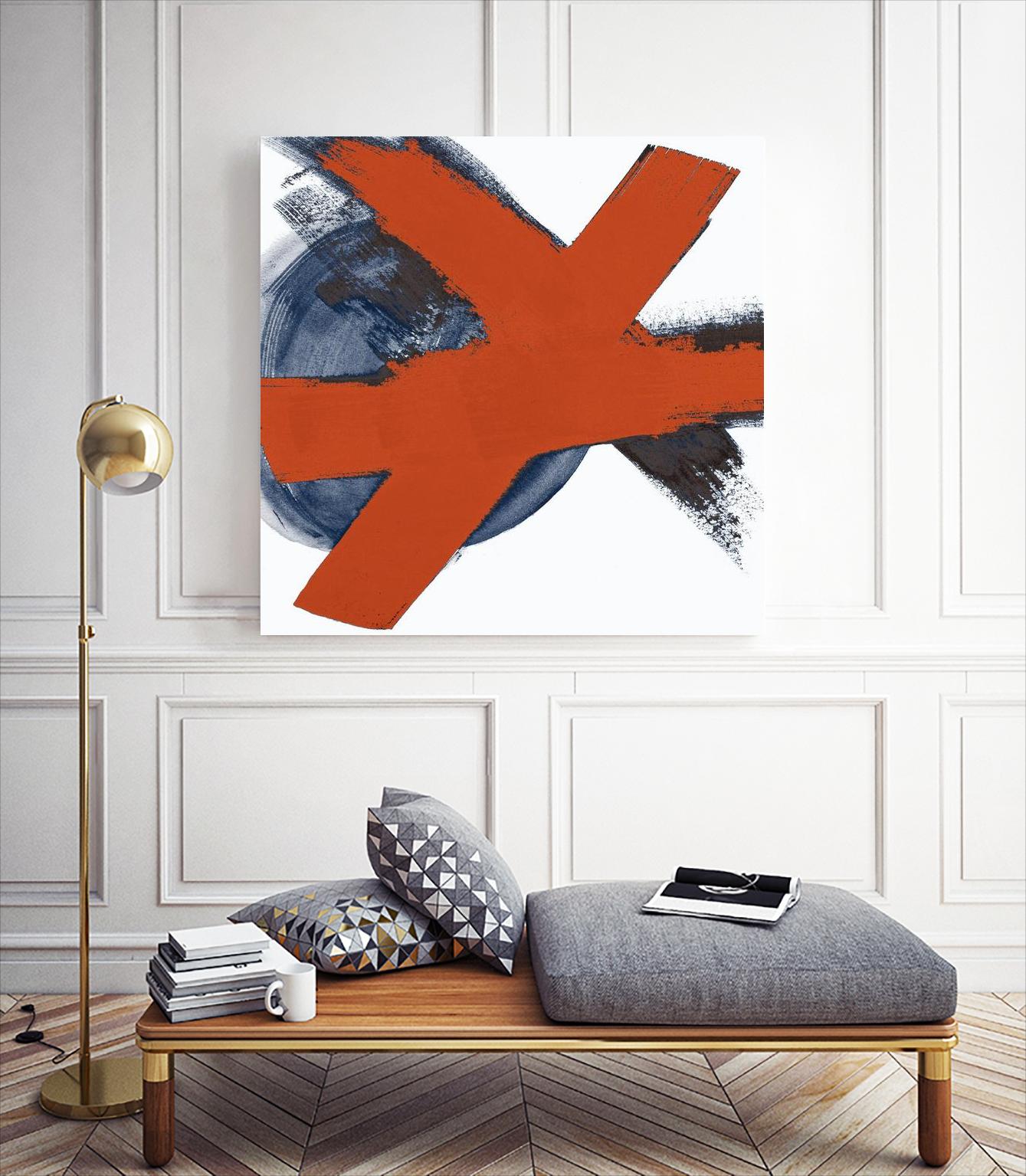 Red Moon Abstract I by Patricia Pinto on GIANT ART - multi abstract